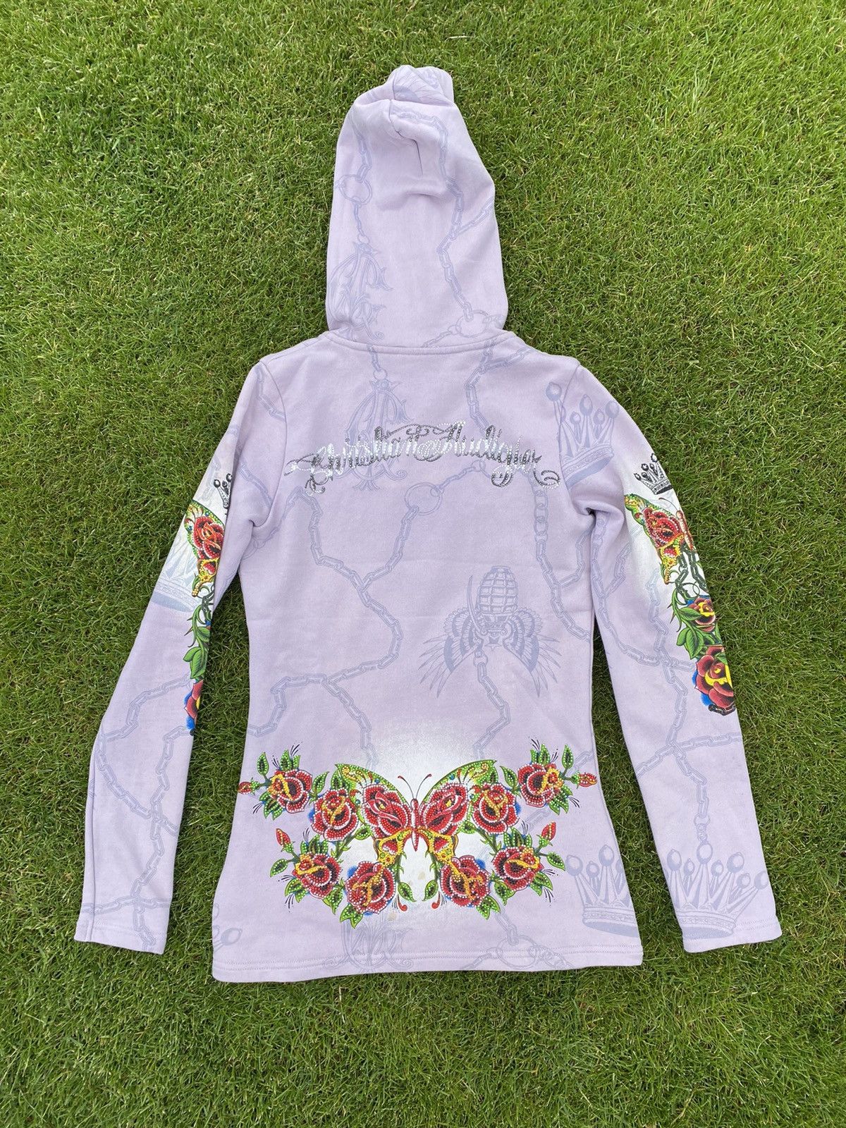 Christian Audigier Women’s Christian Audiger Vintage zip Hoodie Size ONE SIZE - 2 Thumbnail