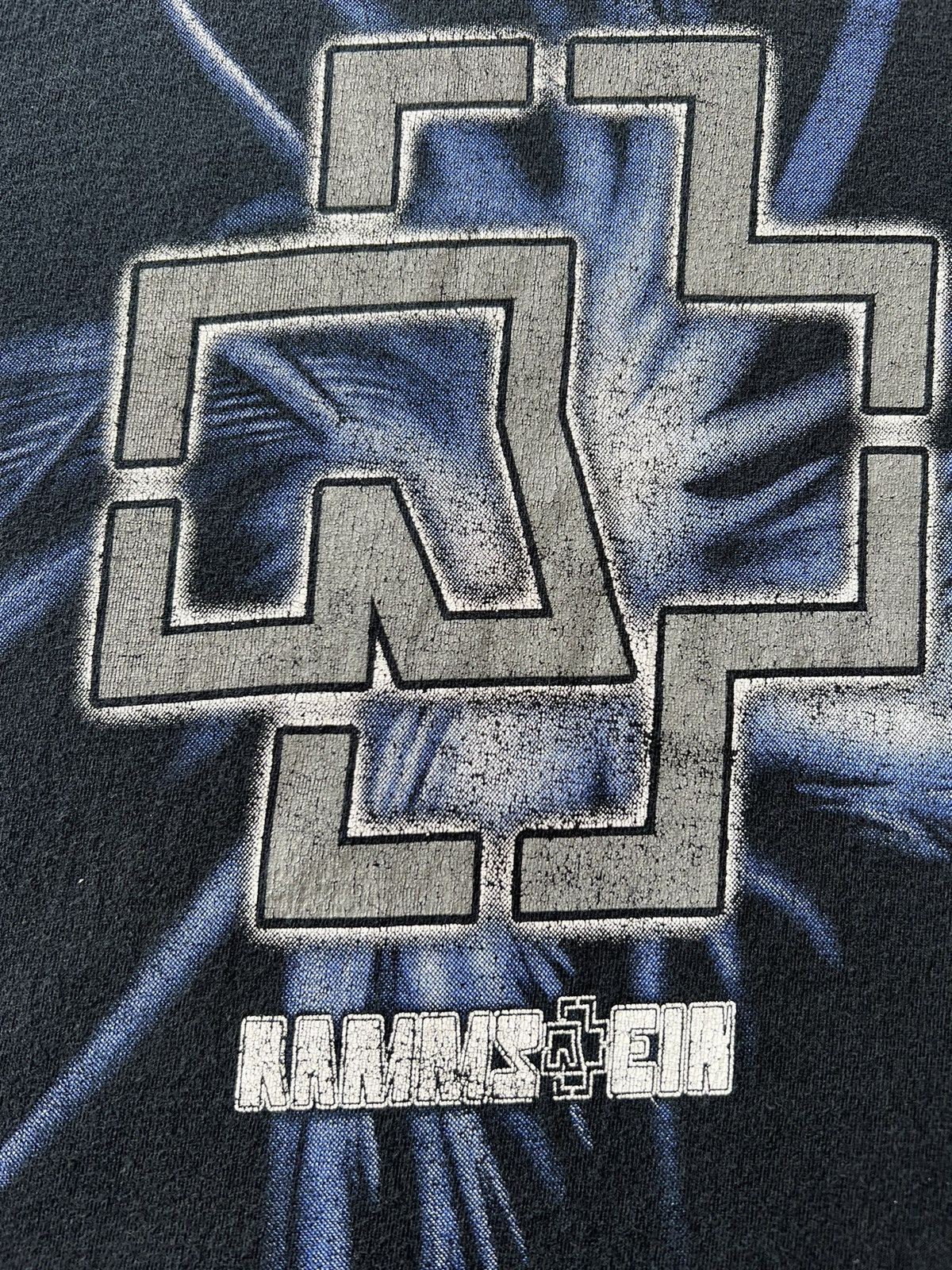 Band Tees Vintage 2000s Rammstein Black Tee (Marilyn Manson) Size US S / EU 44-46 / 1 - 4 Thumbnail