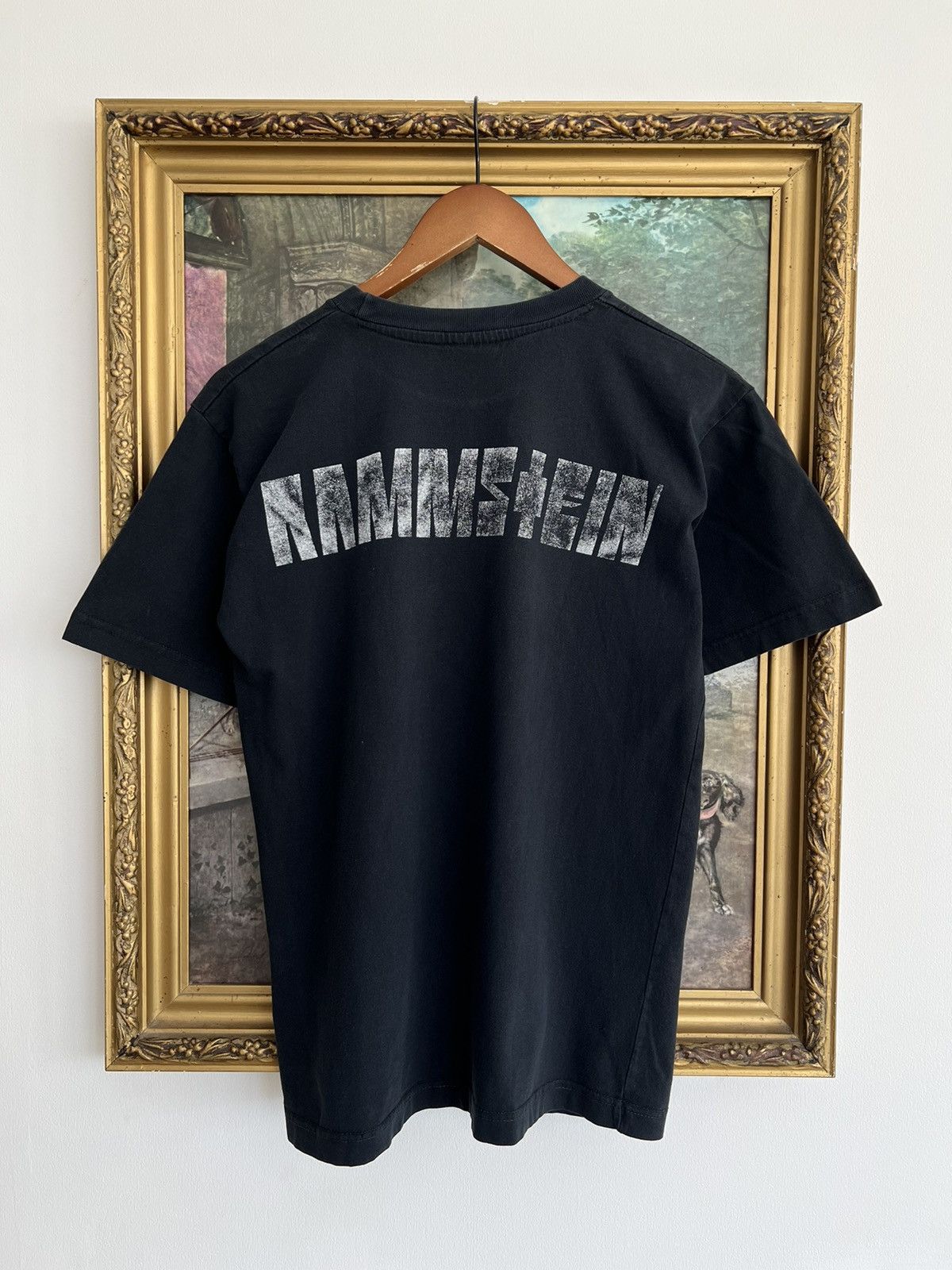 Band Tees Vintage 2000s Rammstein Black Tee (Marilyn Manson) Size US S / EU 44-46 / 1 - 2 Thumbnail