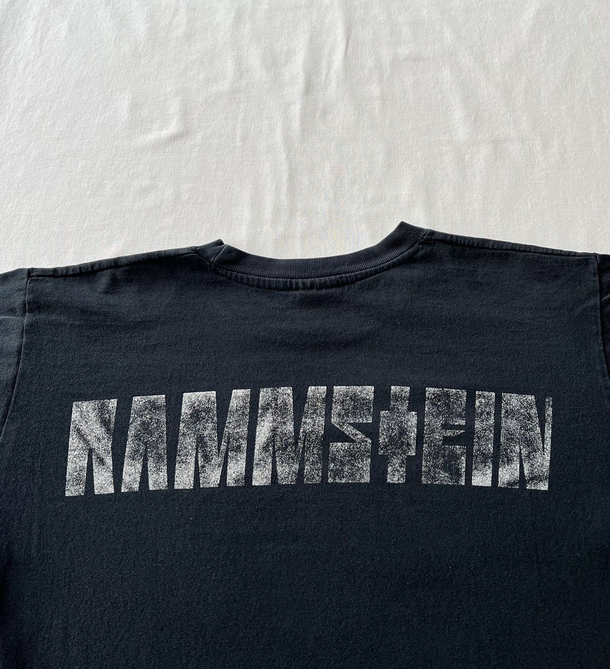 Band Tees Vintage 2000s Rammstein Black Tee (Marilyn Manson) Size US S / EU 44-46 / 1 - 9 Thumbnail