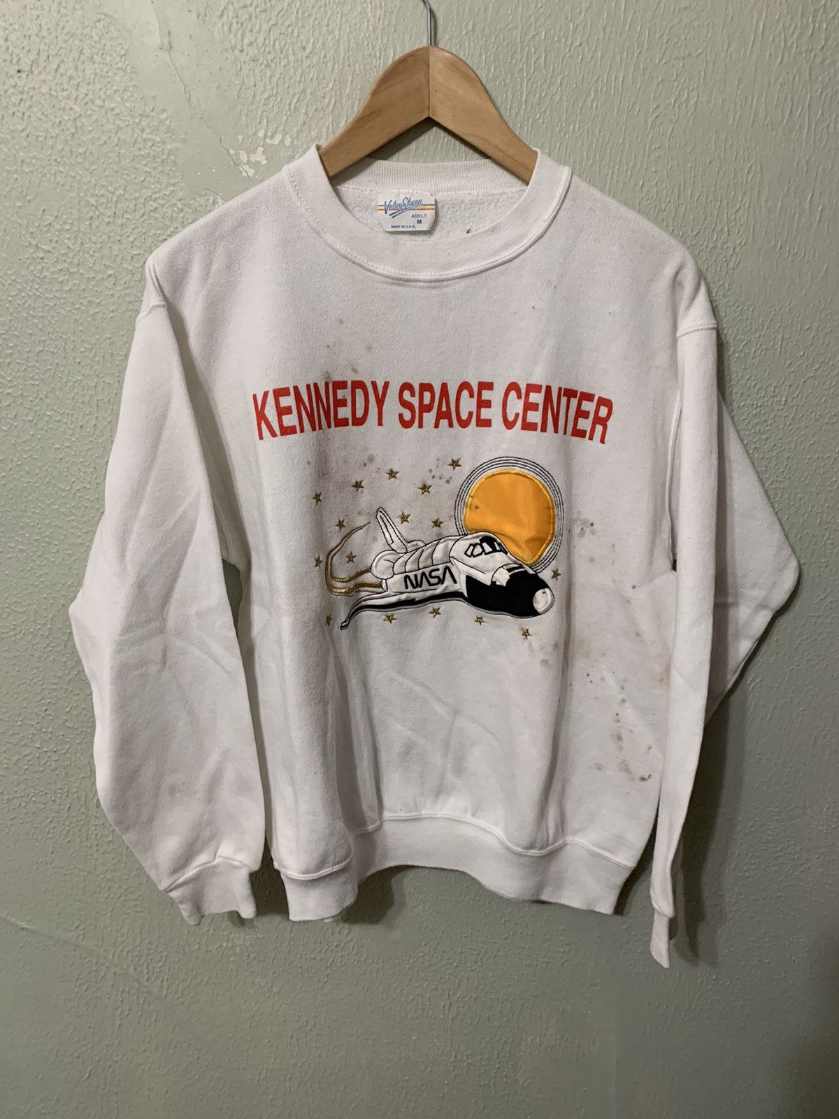 Vintage Vintage 1980s Nasa Kennedy Space Center Crewneck | Grailed