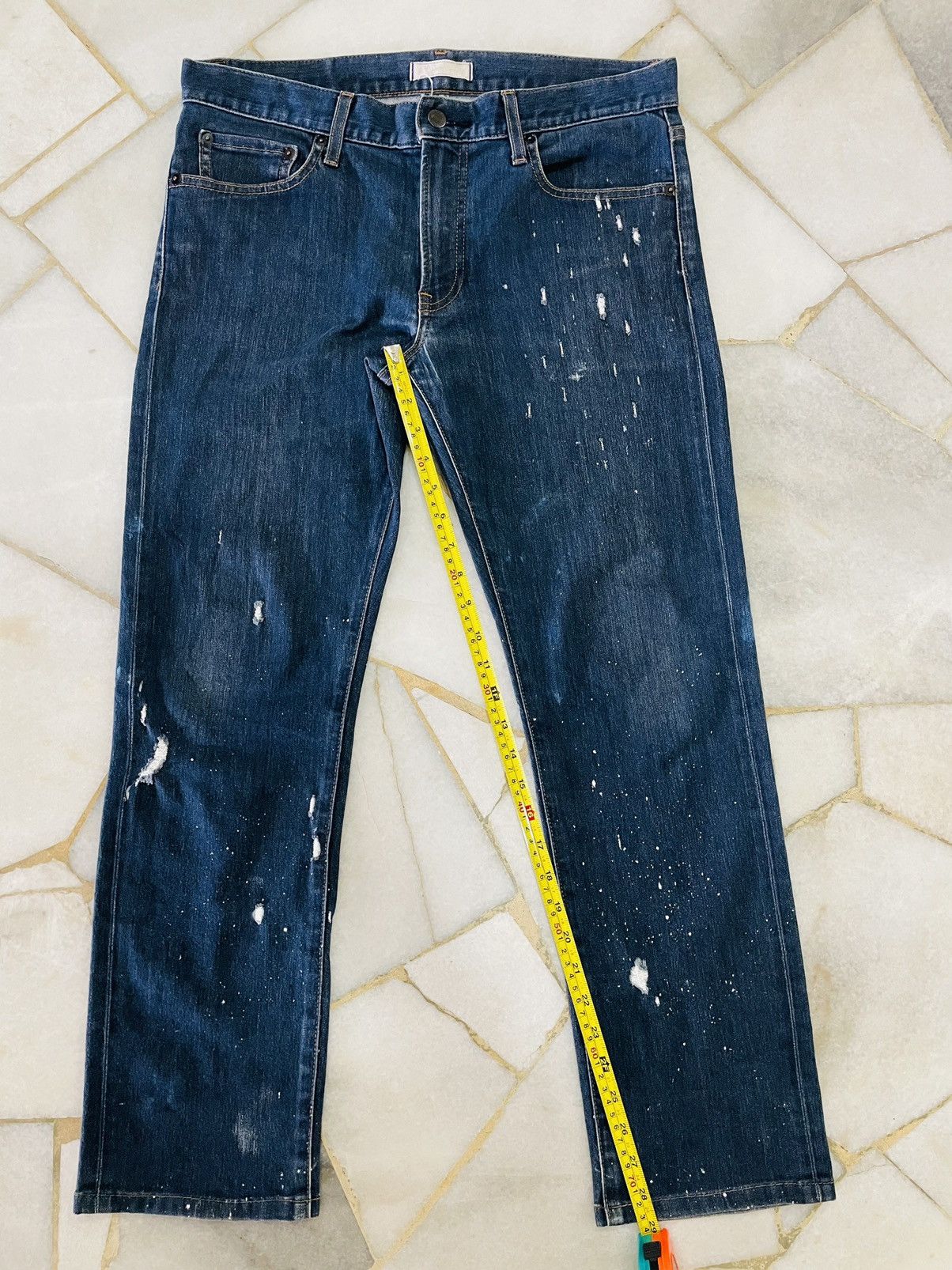 Japanese Brand Distressed Denime Japanese Brand No selvedge Size US 34 / EU 50 - 4 Thumbnail