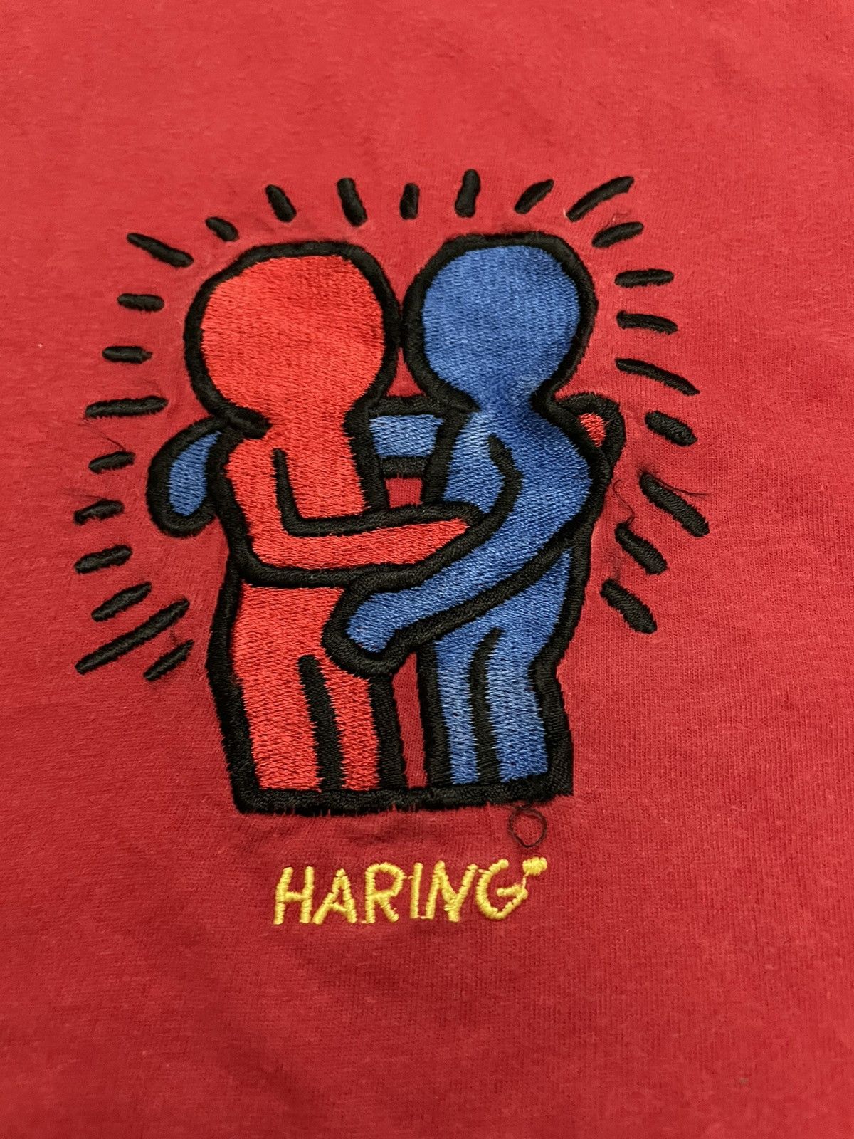 Keith Haring Vintage Keith Haring Buddies Embroidery Syambol Size US L / EU 52-54 / 3 - 6 Thumbnail