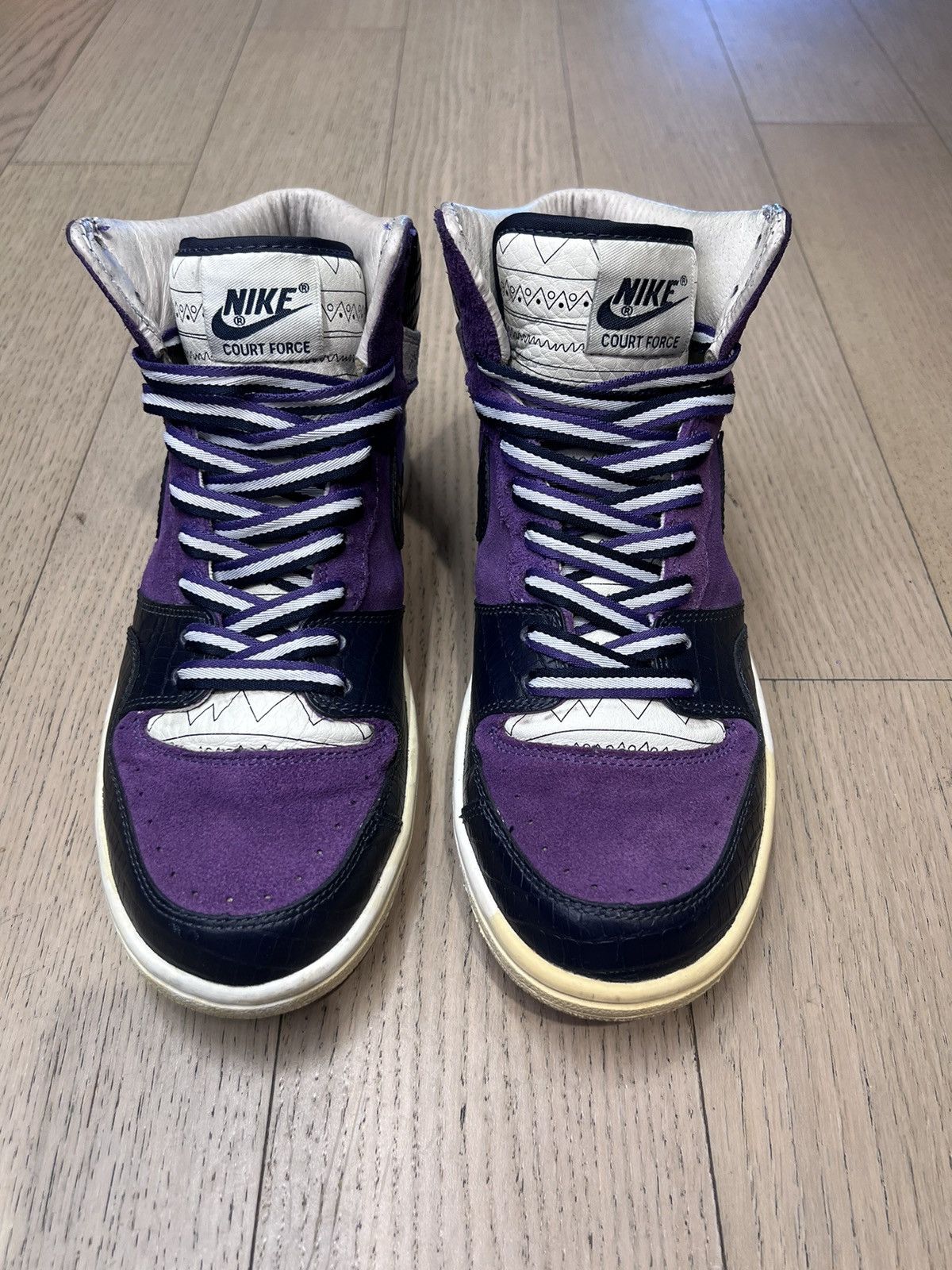 Nike Nike Court Force Hi Stussy Purple sz 7 | Grailed