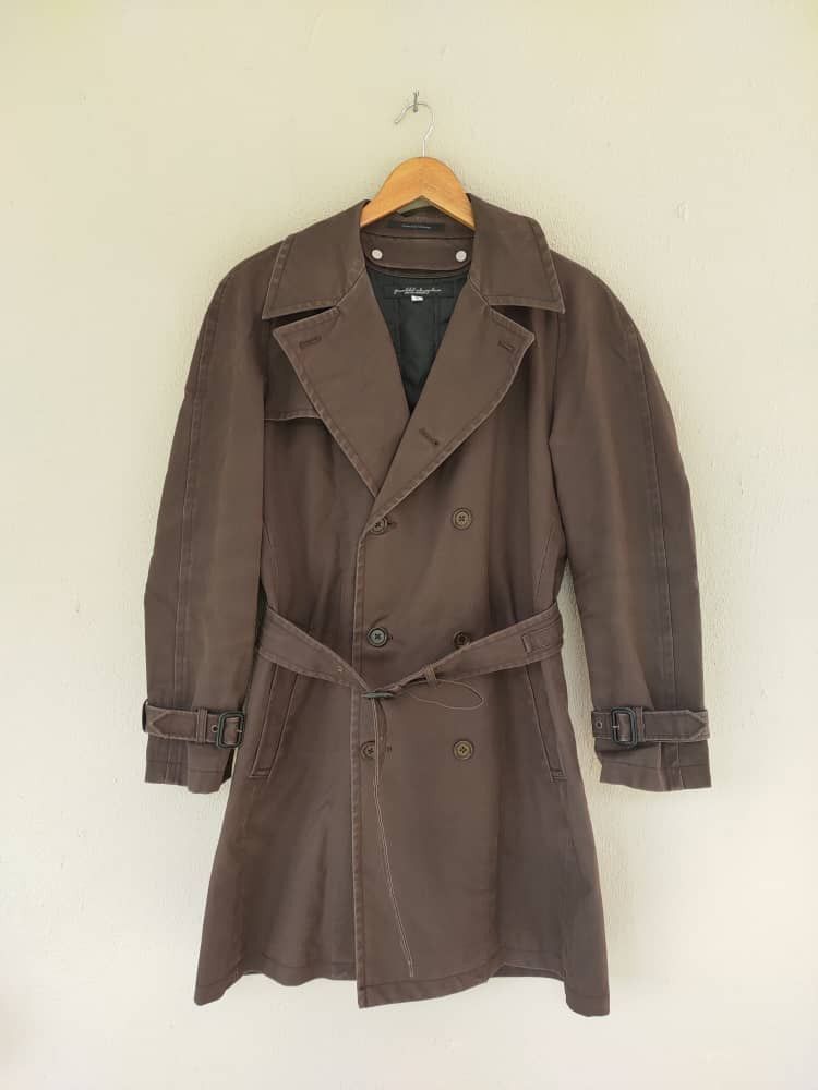 image of United Arrows United Arrow Trench Coat in Beige, Men's (Size Medium)