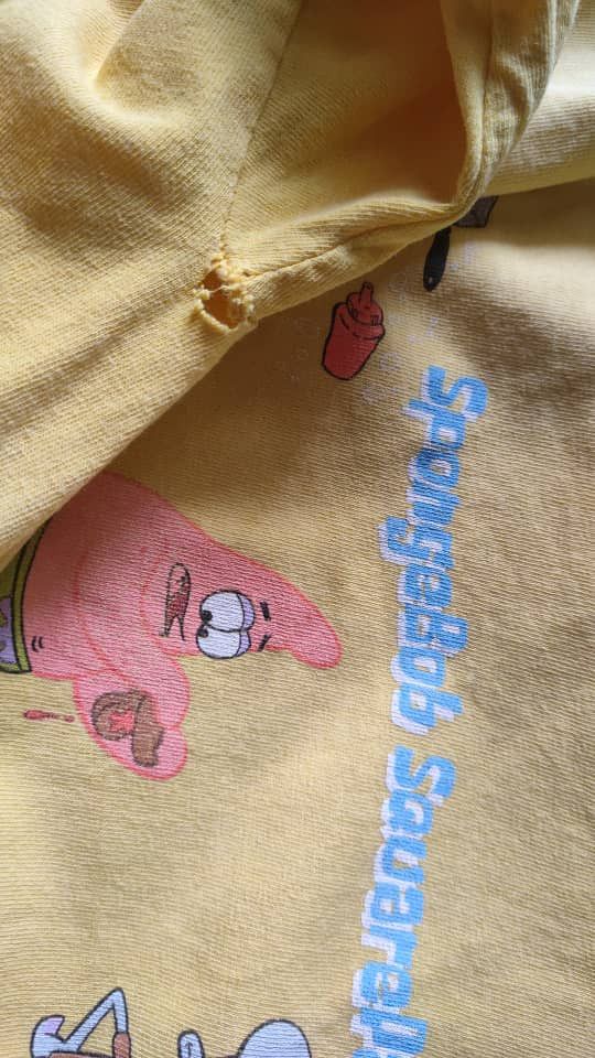 Cartoon Network × Nickelodeon × Vintage Vintage SpongeBob Cartoon T Size US L / EU 52-54 / 3 - 11 Thumbnail