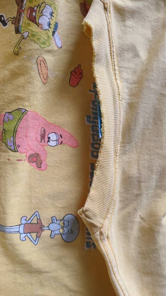 Cartoon Network × Nickelodeon × Vintage Vintage SpongeBob Cartoon T Size US L / EU 52-54 / 3 - 10 Thumbnail