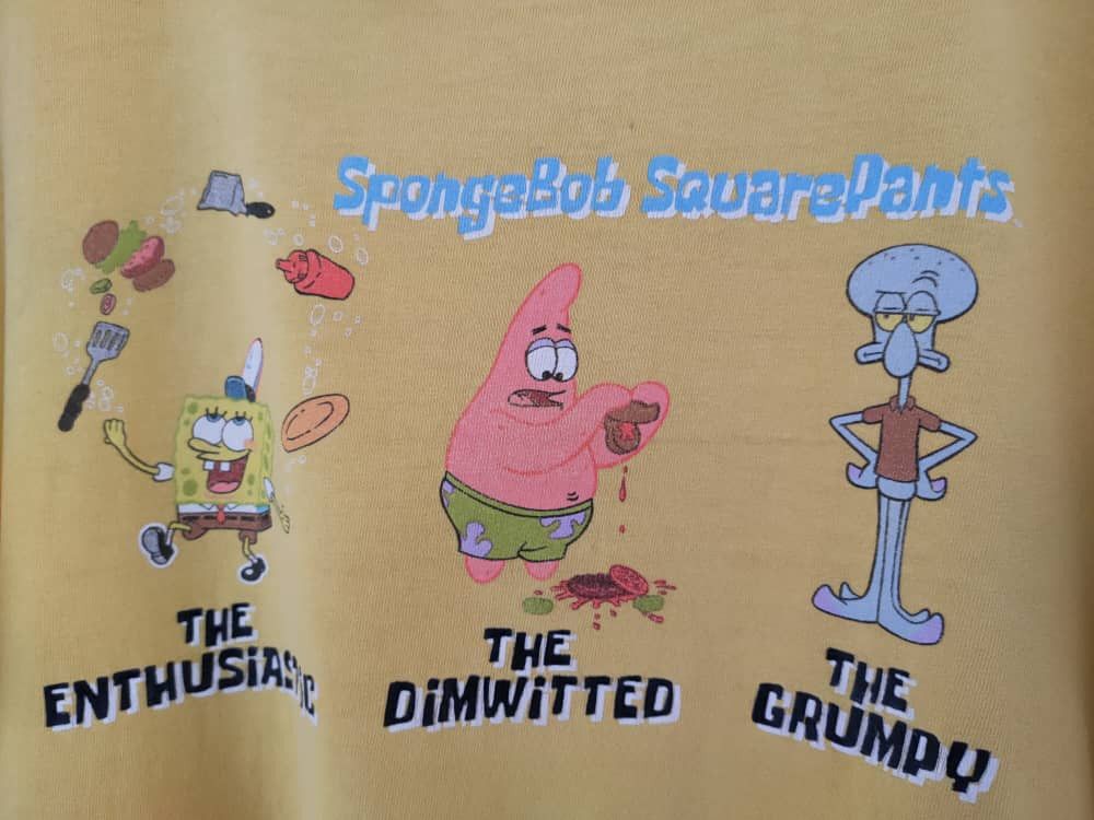 Cartoon Network × Nickelodeon × Vintage Vintage SpongeBob Cartoon T Size US L / EU 52-54 / 3 - 9 Thumbnail