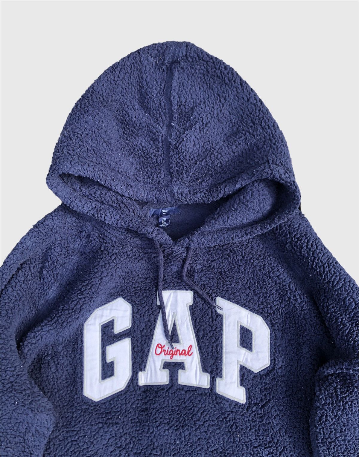 Gap × Vintage Gap Patchwork Big Logo Fleece Sweater Size US XL / EU 56 / 4 - 2 Thumbnail