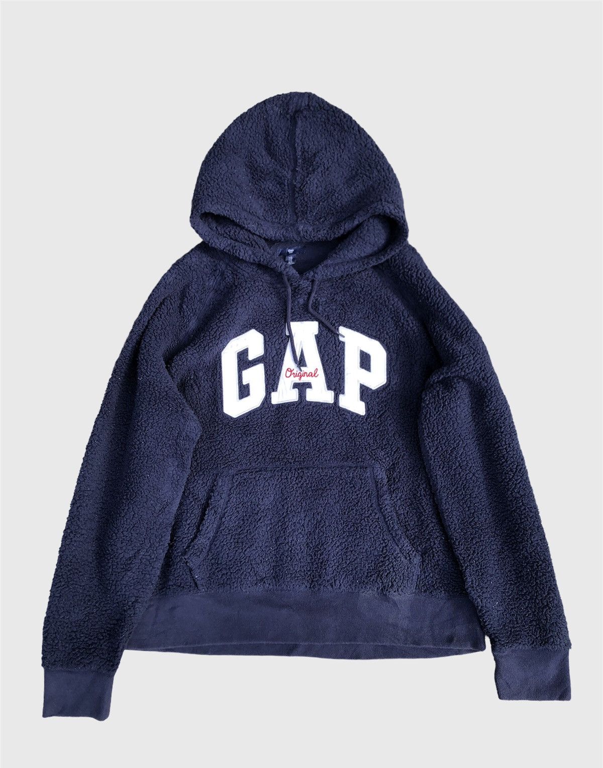 Gap × Vintage Gap Patchwork Big Logo Fleece Sweater Size US XL / EU 56 / 4 - 1 Thumbnail