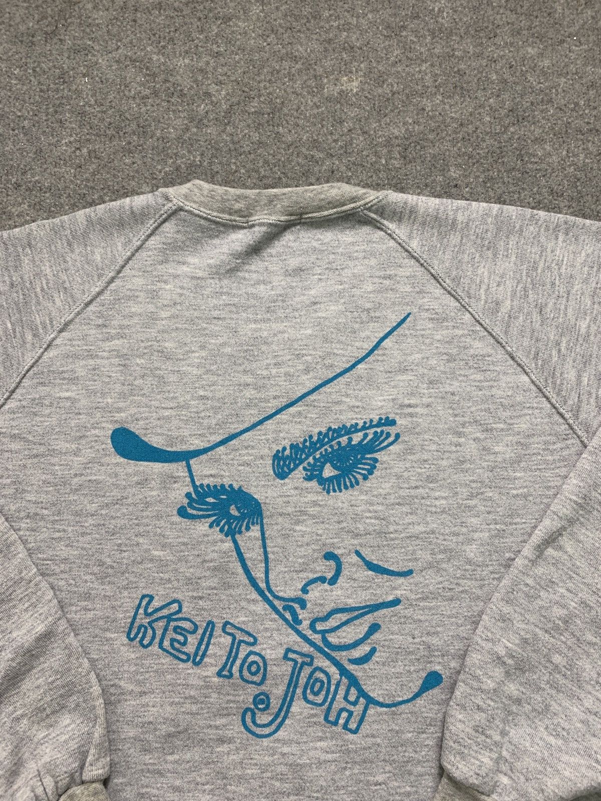 Vintage Vintage 80s Keito Joh Artwork Crewneck Sweatshirt Size US M / EU 48-50 / 2 - 2 Thumbnail