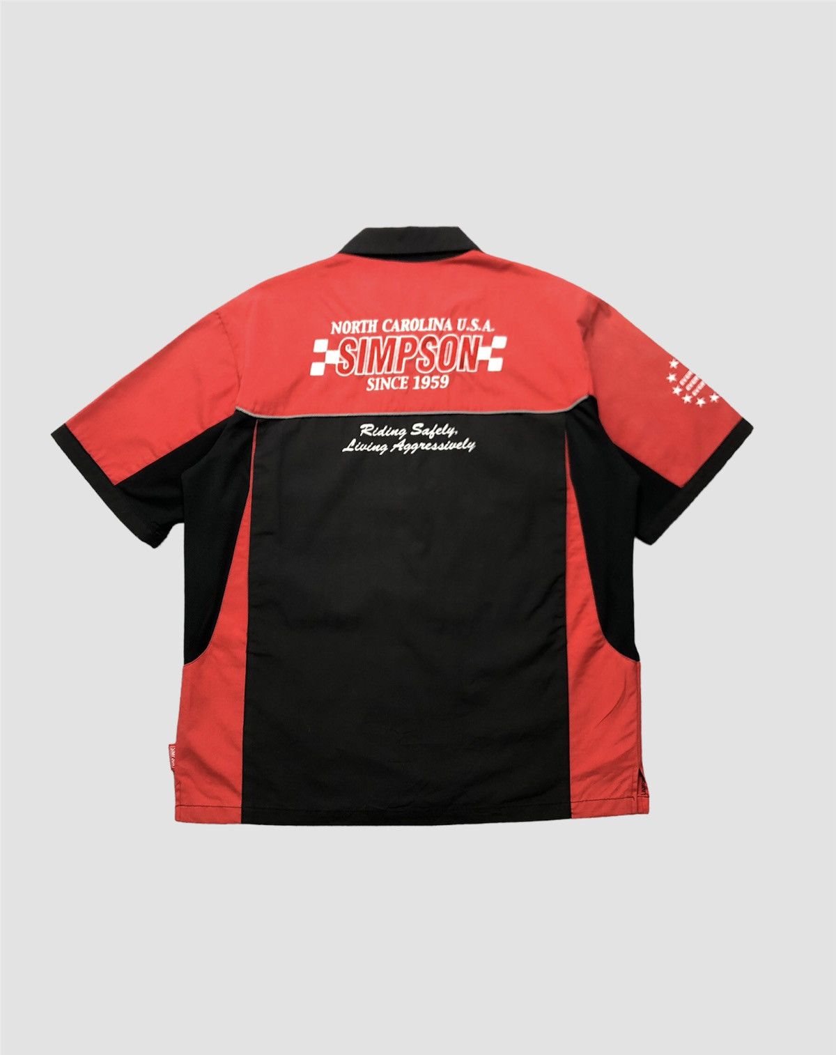 Japanese Brand × NASCAR Vintage 90s Simpson Racing Formula One Shirt Size US L / EU 52-54 / 3 - 3 Thumbnail