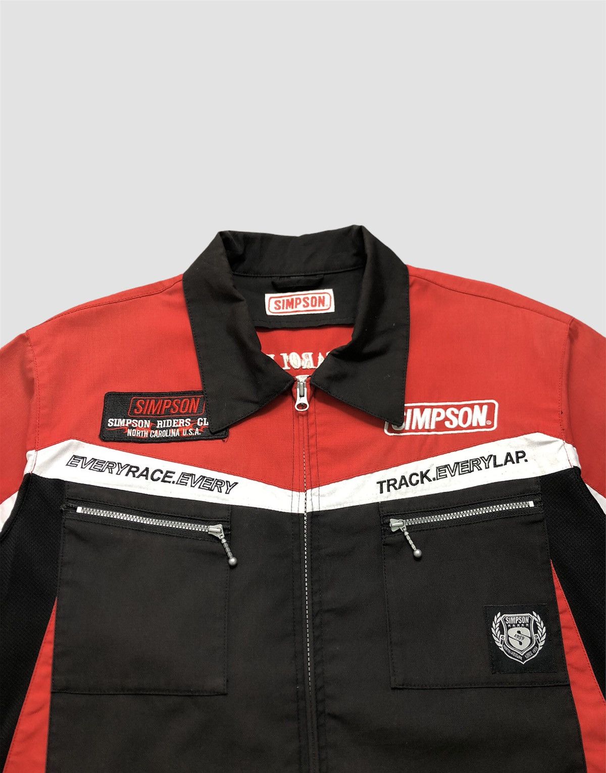 Japanese Brand × NASCAR Vintage 90s Simpson Racing Formula One Shirt Size US L / EU 52-54 / 3 - 6 Thumbnail