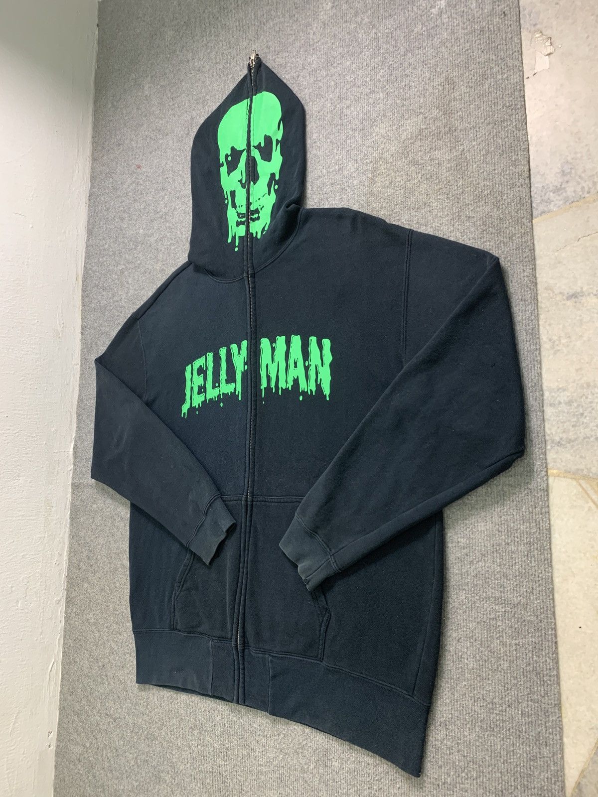 If Six Was Nine × Japanese Brand × Le Grande Bleu (L.G.B.) Vintage Jelly Man Big Logo Hoodie Size US XL / EU 56 / 4 - 2 Thumbnail