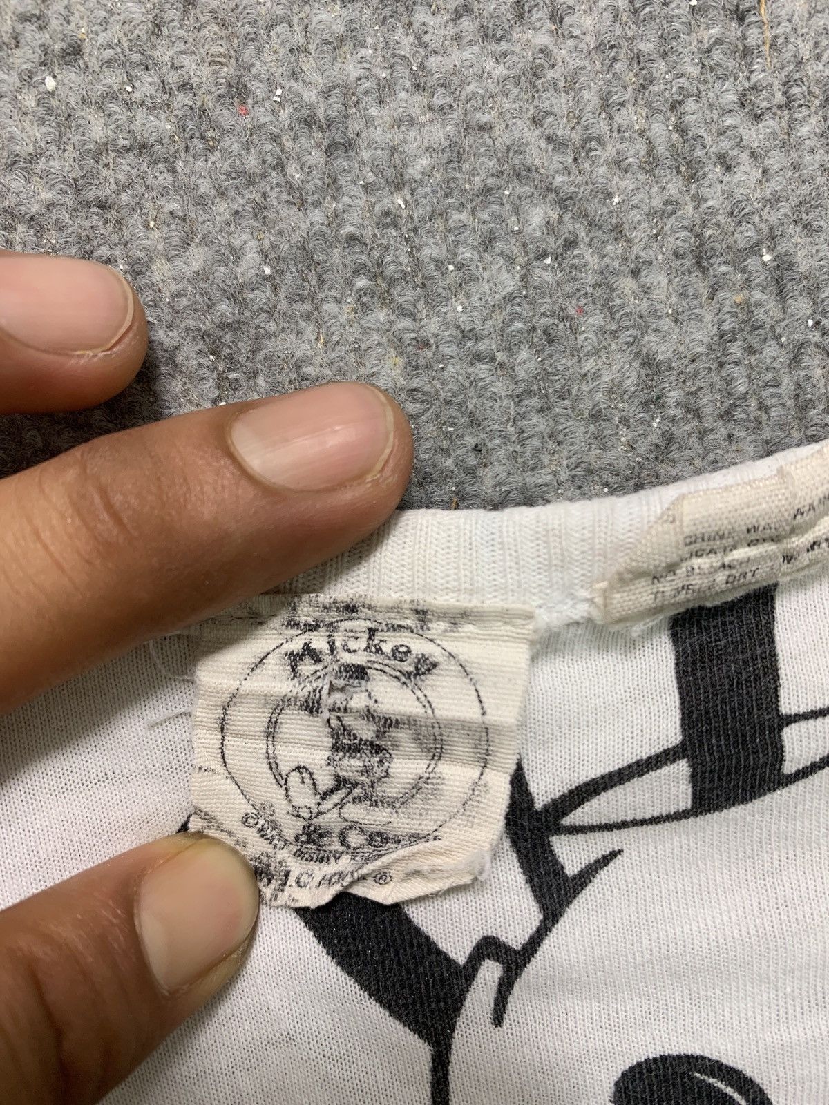 If Six Was Nine × Vintage Rare! Vintage Mickey Mouse Comic Print Reversible Sweatshirt Size US L / EU 52-54 / 3 - 8 Thumbnail