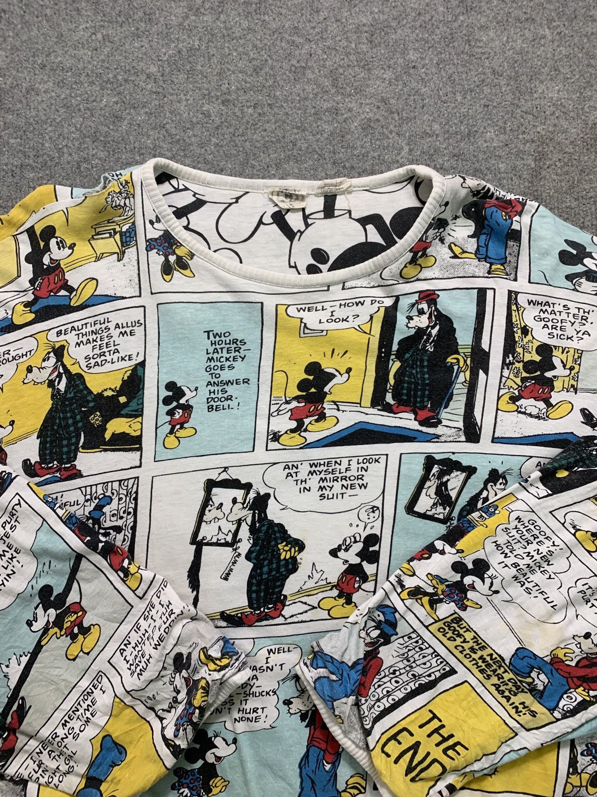 If Six Was Nine × Vintage Rare! Vintage Mickey Mouse Comic Print Reversible Sweatshirt Size US L / EU 52-54 / 3 - 3 Thumbnail
