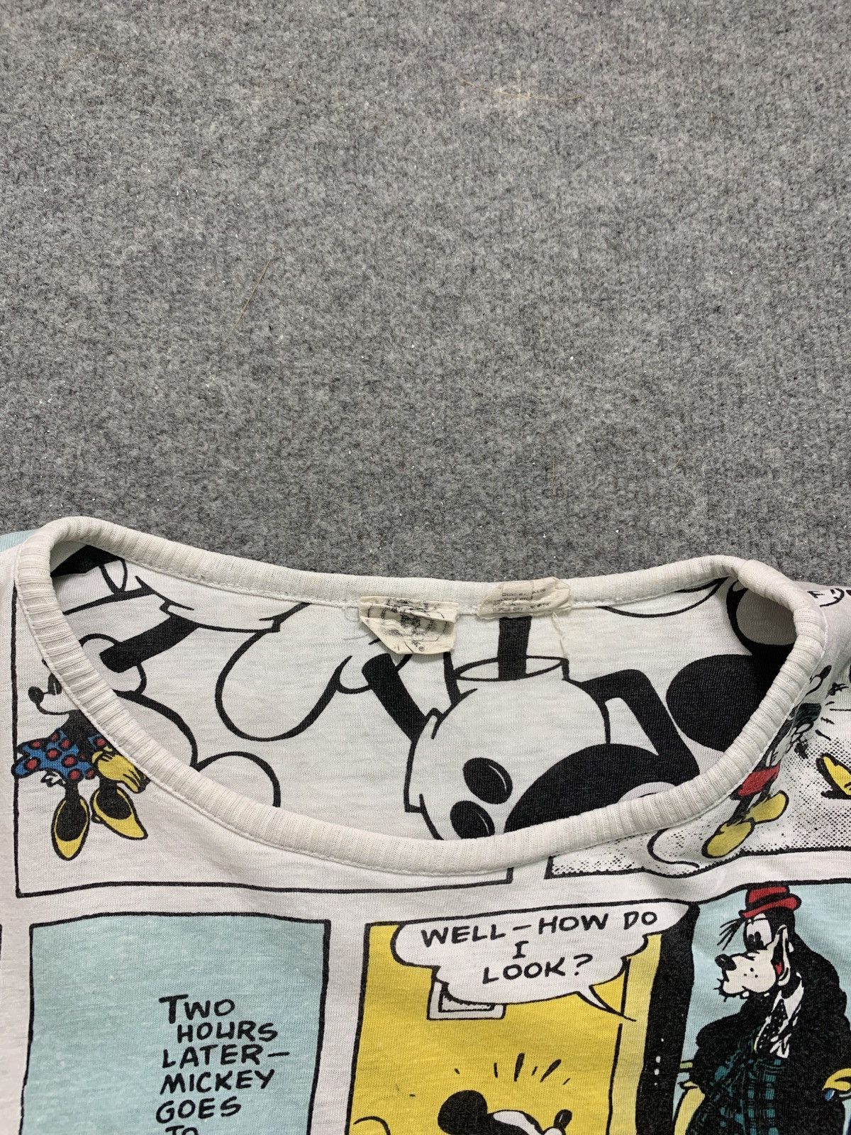 If Six Was Nine × Vintage Rare! Vintage Mickey Mouse Comic Print Reversible Sweatshirt Size US L / EU 52-54 / 3 - 6 Thumbnail
