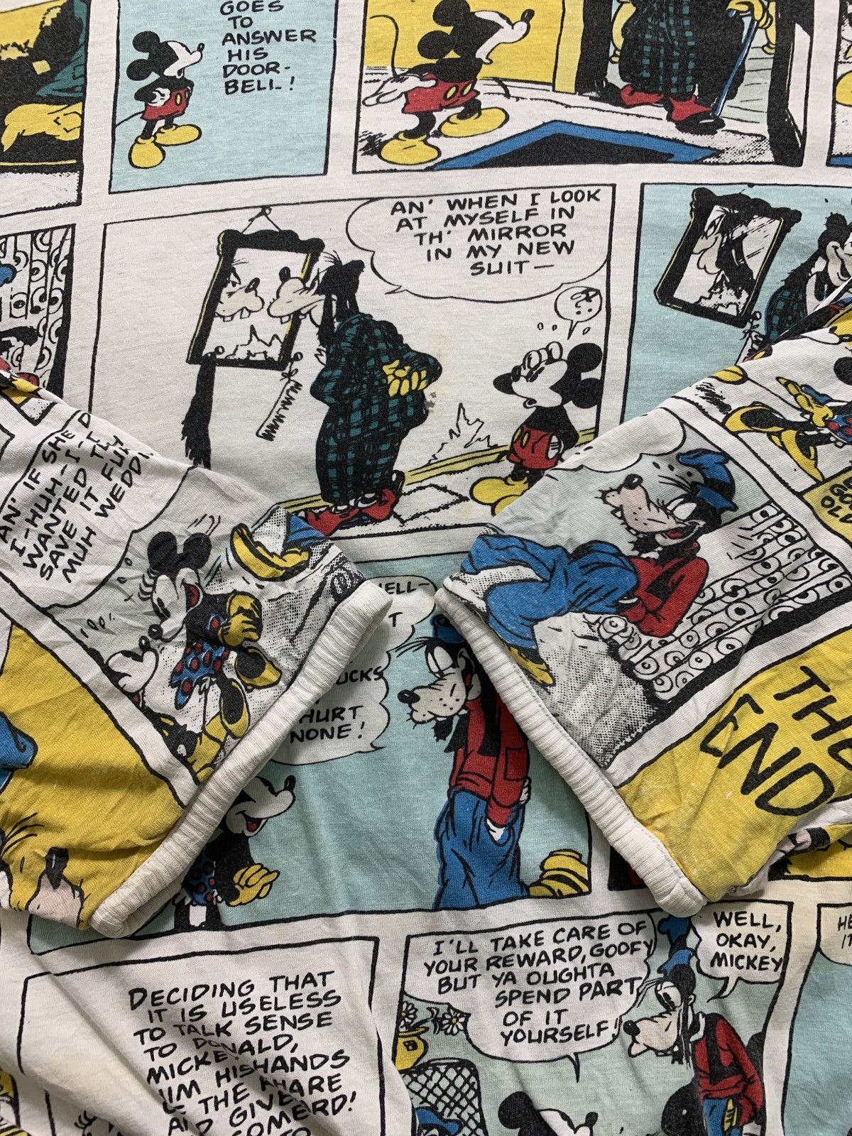 If Six Was Nine × Vintage Rare! Vintage Mickey Mouse Comic Print Reversible Sweatshirt Size US L / EU 52-54 / 3 - 5 Thumbnail