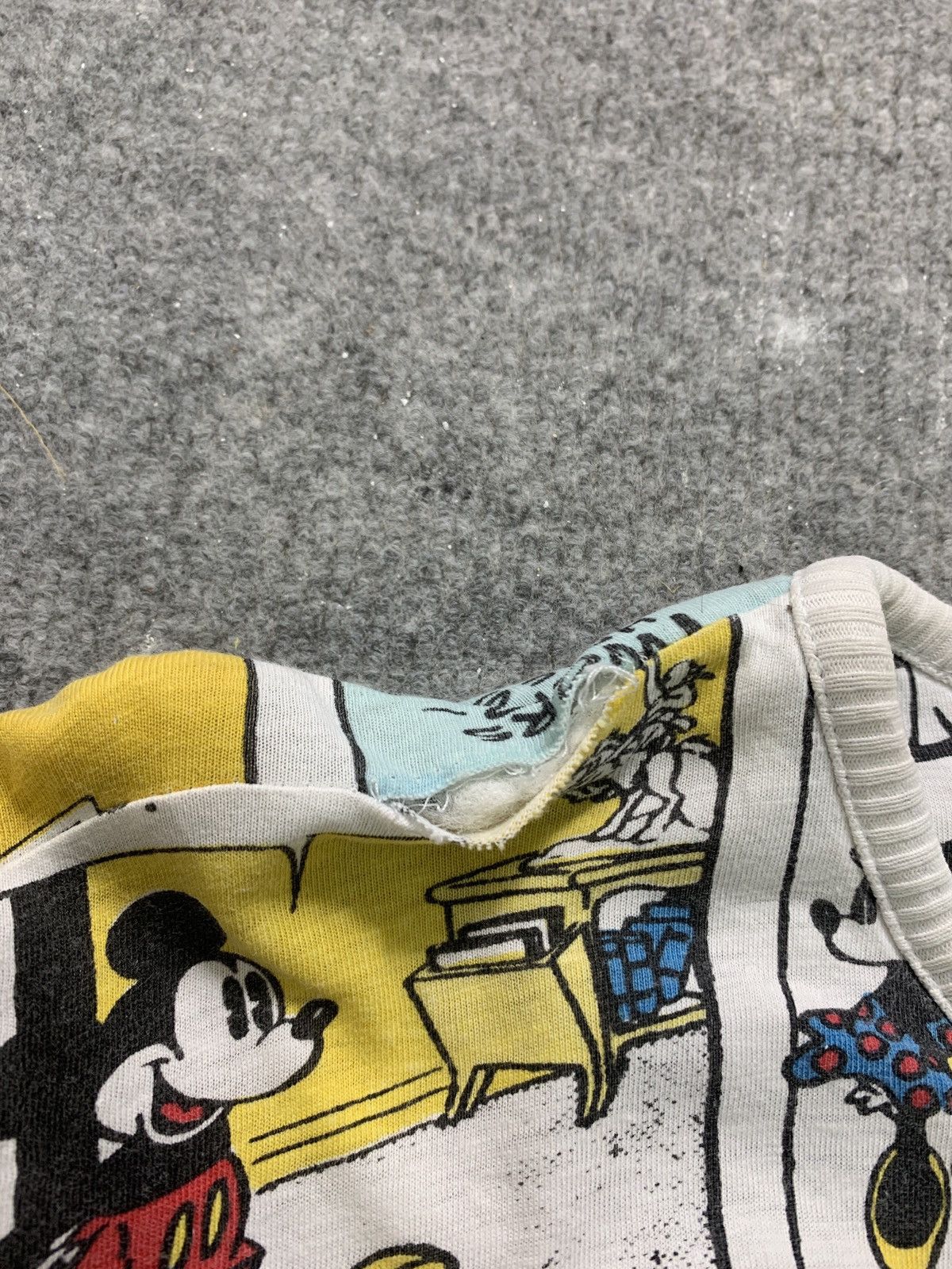 If Six Was Nine × Vintage Rare! Vintage Mickey Mouse Comic Print Reversible Sweatshirt Size US L / EU 52-54 / 3 - 9 Thumbnail
