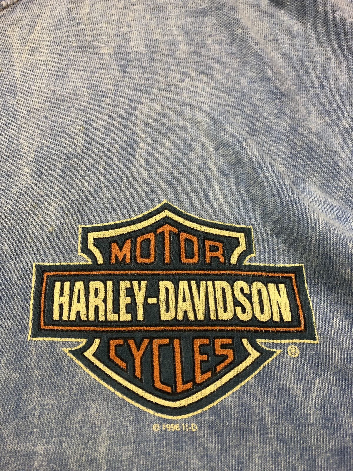 Harley Davidson × Vintage Vintage 90’s Harley Davidson Motorcycle Boswell’s Nashville Size US L / EU 52-54 / 3 - 3 Thumbnail