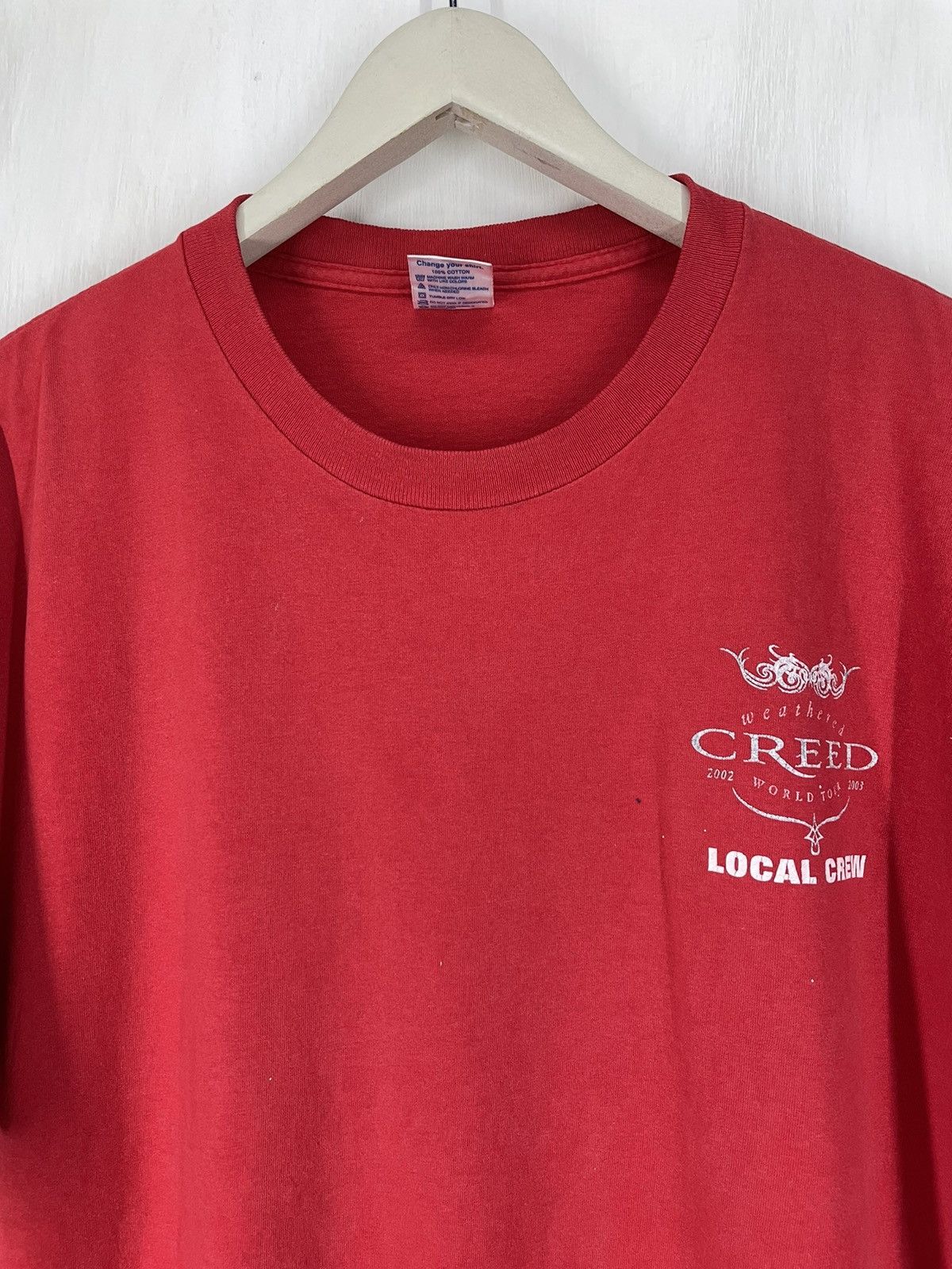 Band Tees Vintage Y2K CREED local crew world tour t shirt Size US XL / EU 56 / 4 - 3 Thumbnail