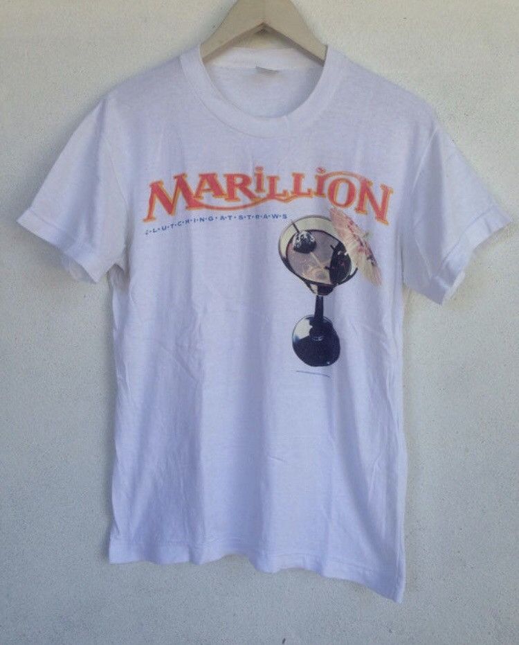 Vintage 80s Marillion British rock band 1987 tshirt