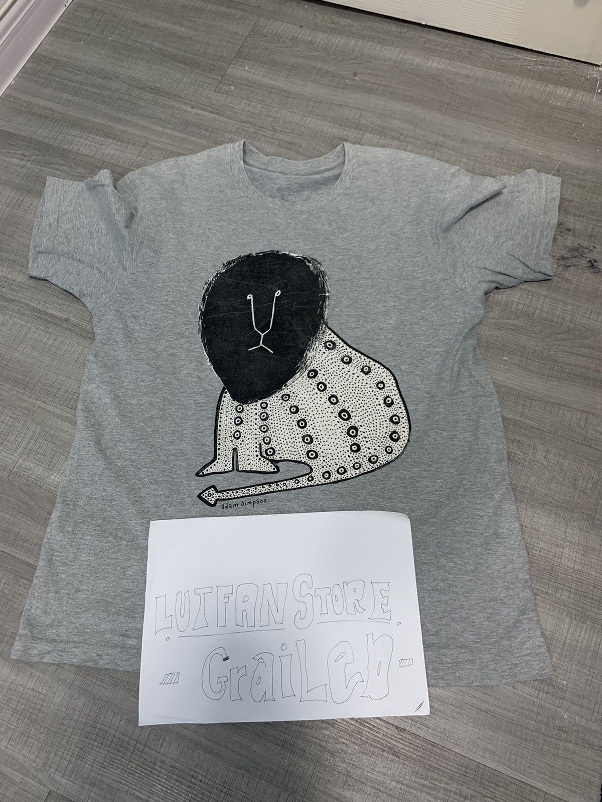 Designer × Japanese Brand × Uniqlo Adam Simpson x Uniqlo x nice art Size US L / EU 52-54 / 3 - 7 Thumbnail