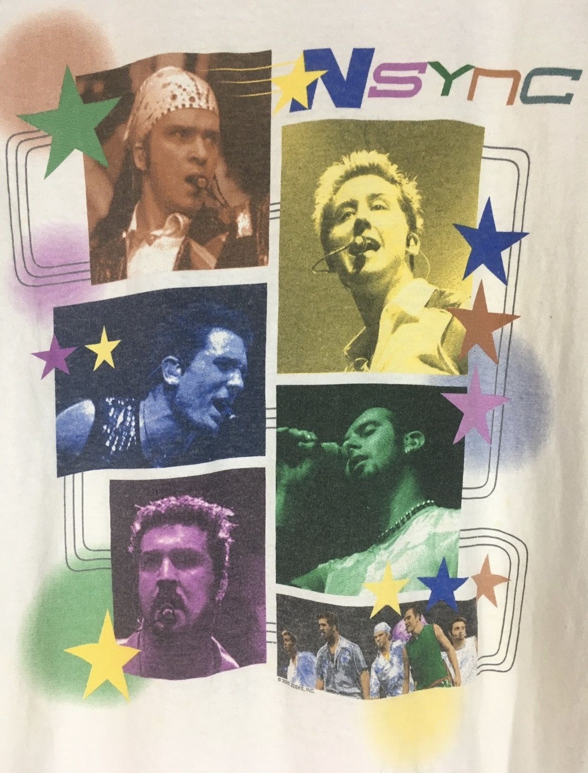 Band Tees Vintage Y2K Nsync America Boys band tour concert t shirt Size US M / EU 48-50 / 2 - 4 Thumbnail