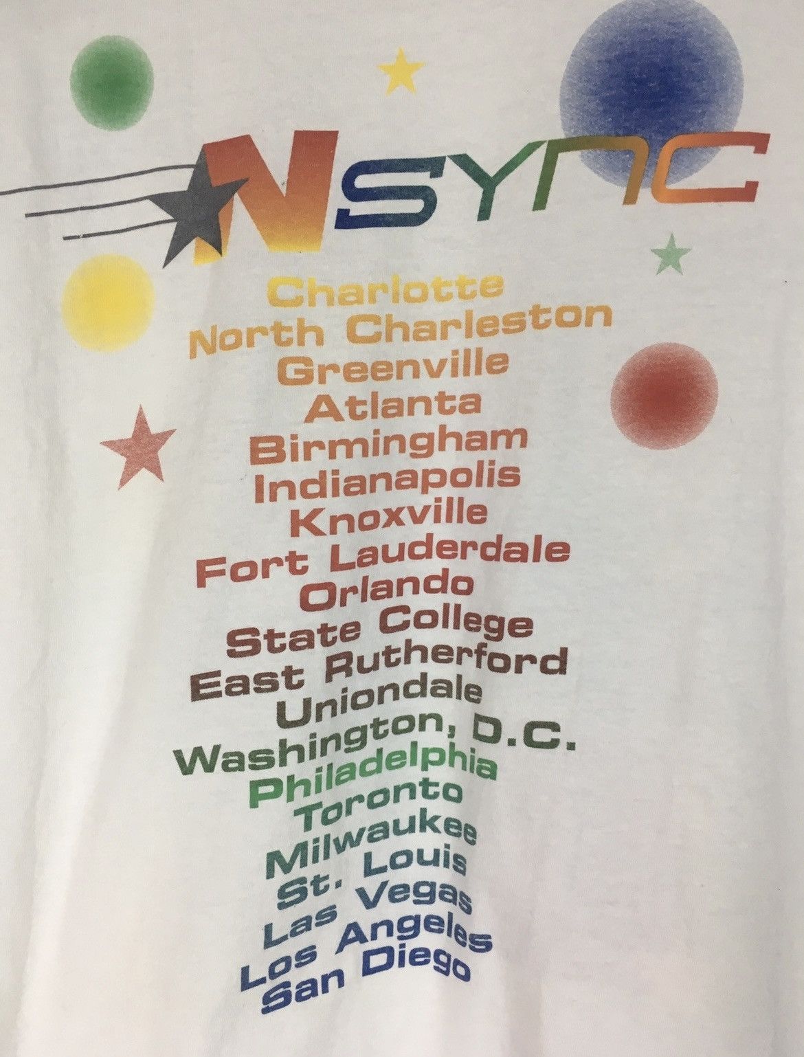 Band Tees Vintage Y2K Nsync America Boys band tour concert t shirt Size US M / EU 48-50 / 2 - 5 Thumbnail