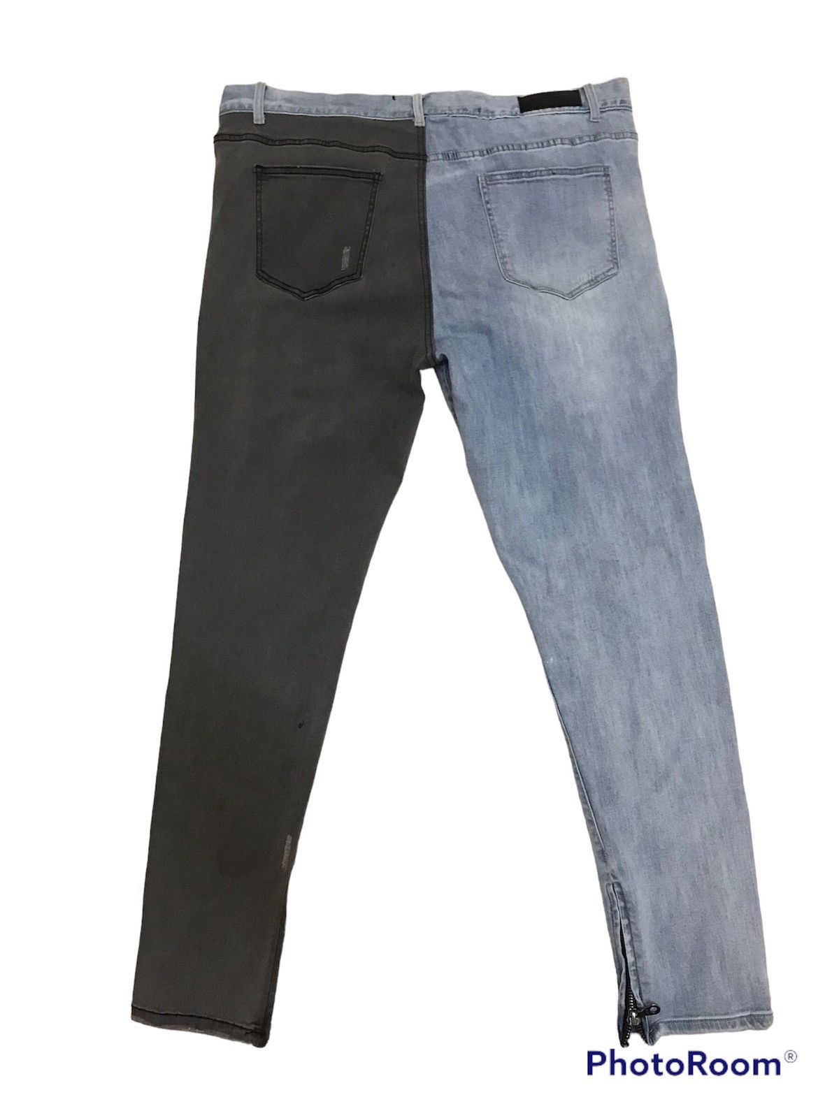 Homme + Femme La ⚡️Vintage Homme + femme trademark denim two tone jeans Size US 42 / EU 58 - 9 Thumbnail