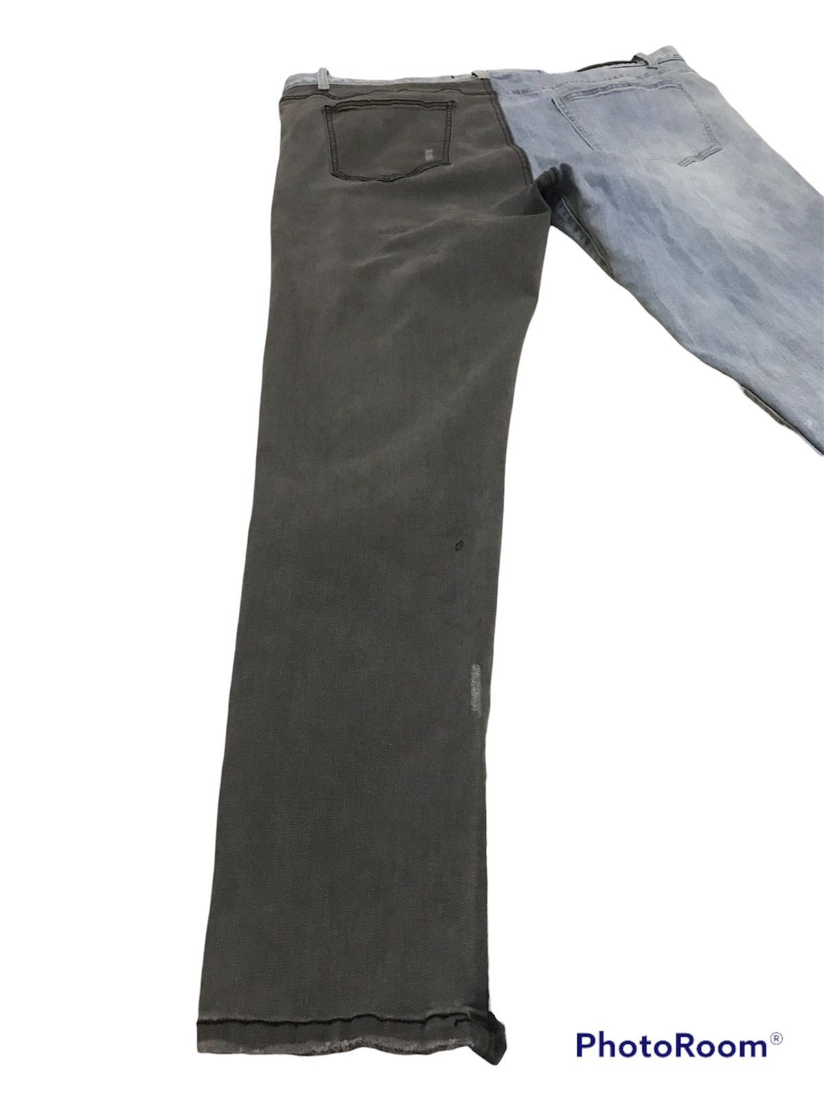 Homme + Femme La ⚡️Vintage Homme + femme trademark denim two tone jeans Size US 42 / EU 58 - 10 Thumbnail