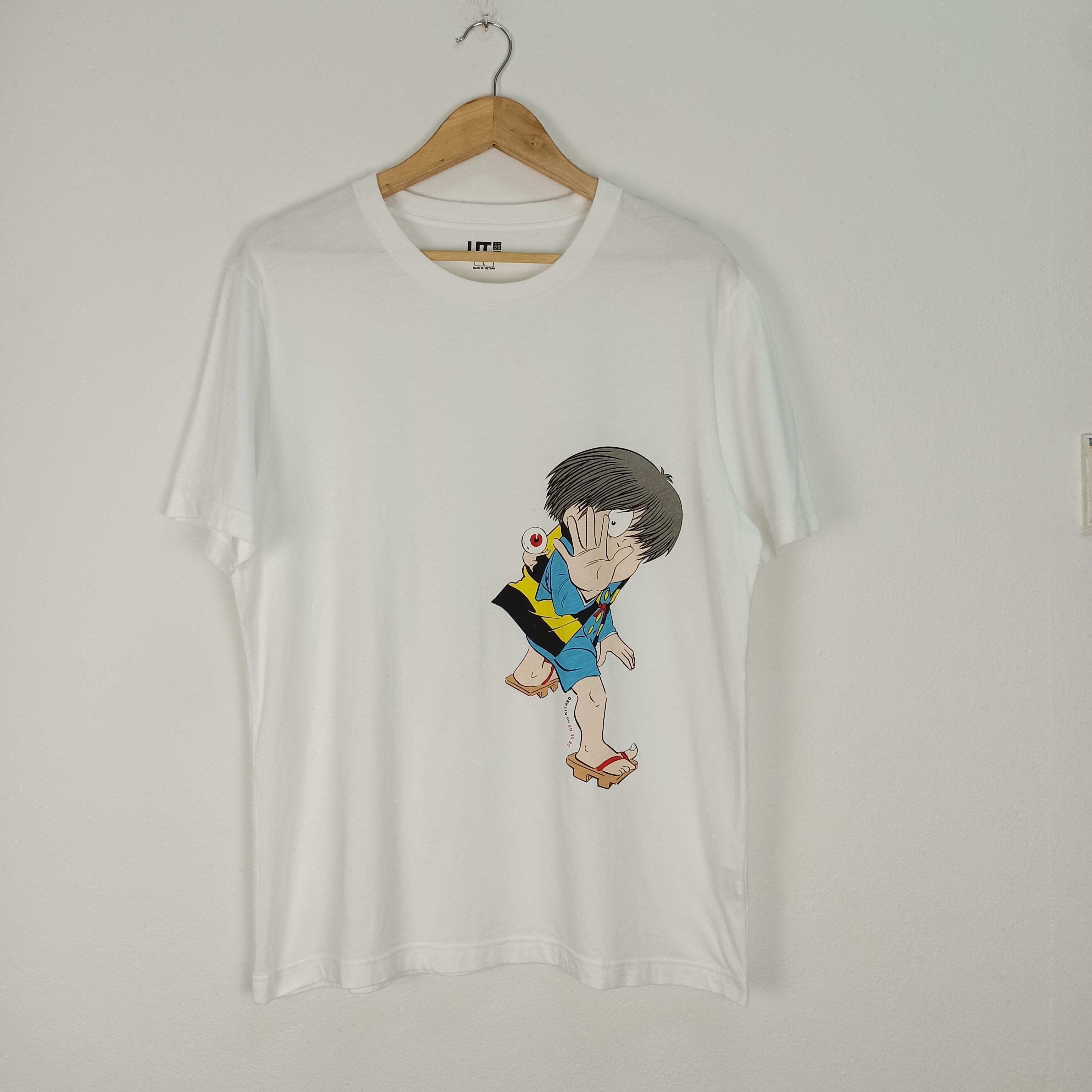 Anime Gegege No Kitaro Japan Anime Tee Vintage Evangelion Bleach Size US L / EU 52-54 / 3 - 1 Thumbnail