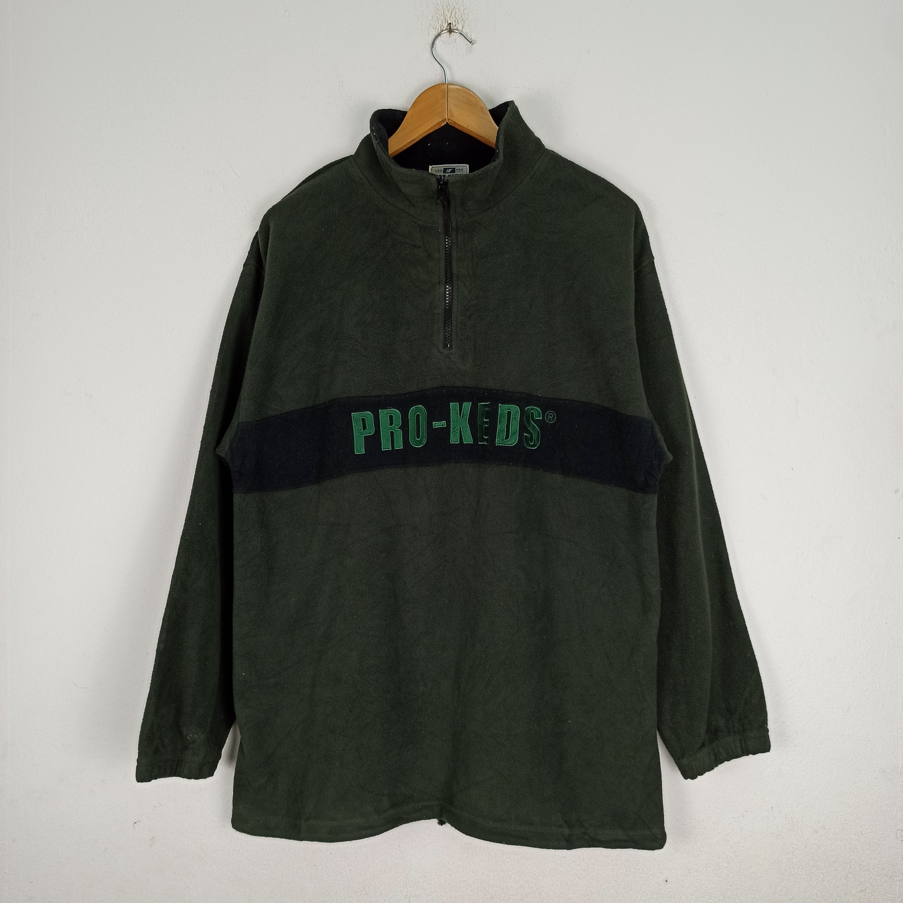 Pro-Keds 🔥Vintage🔥 Pro-Keds Fleece Half Zipper Size US L / EU 52-54 / 3 - 1 Thumbnail