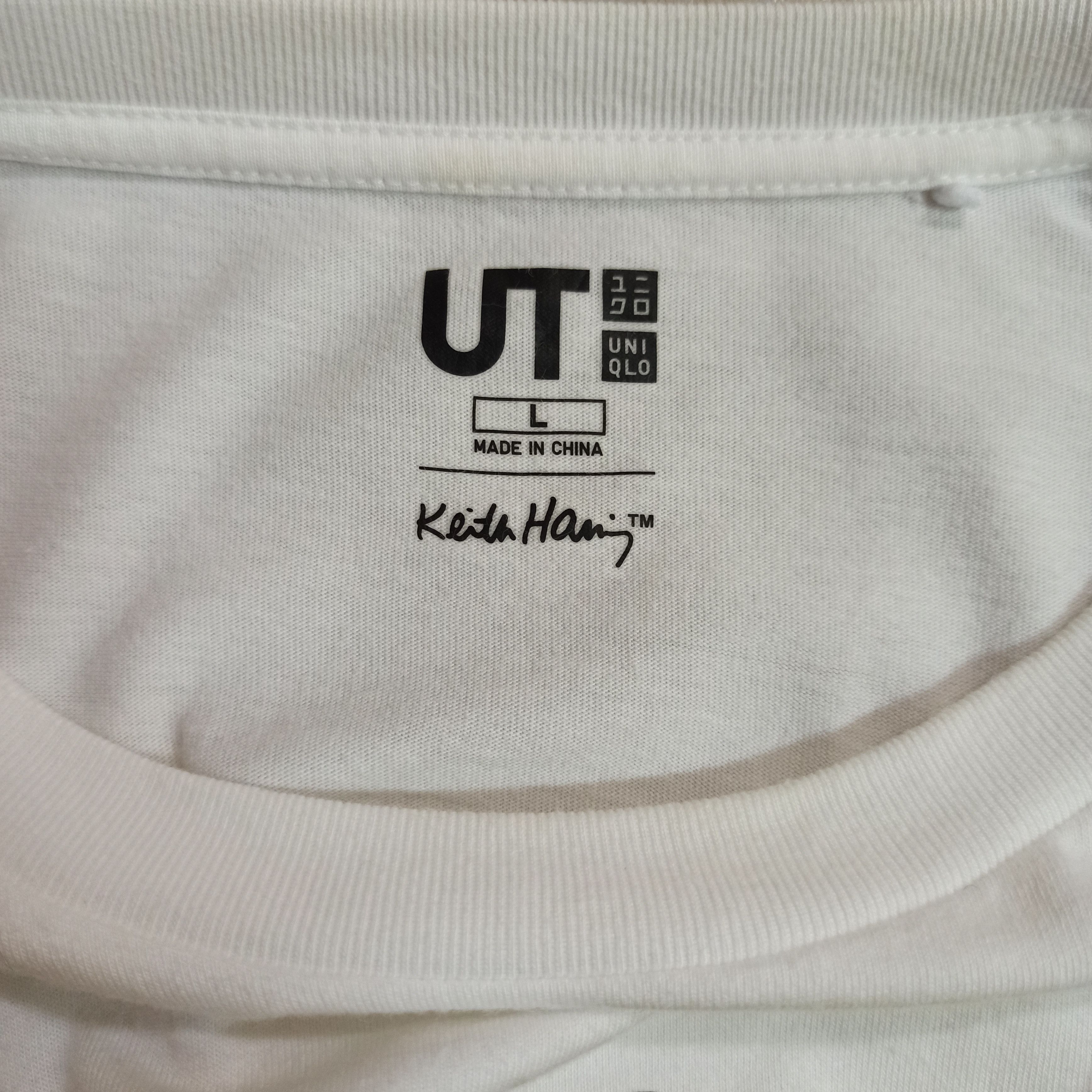 Japanese Brand Uniqlo Pop Shop Tokyo by Keith Haring Tshirt Size US L / EU 52-54 / 3 - 5 Thumbnail