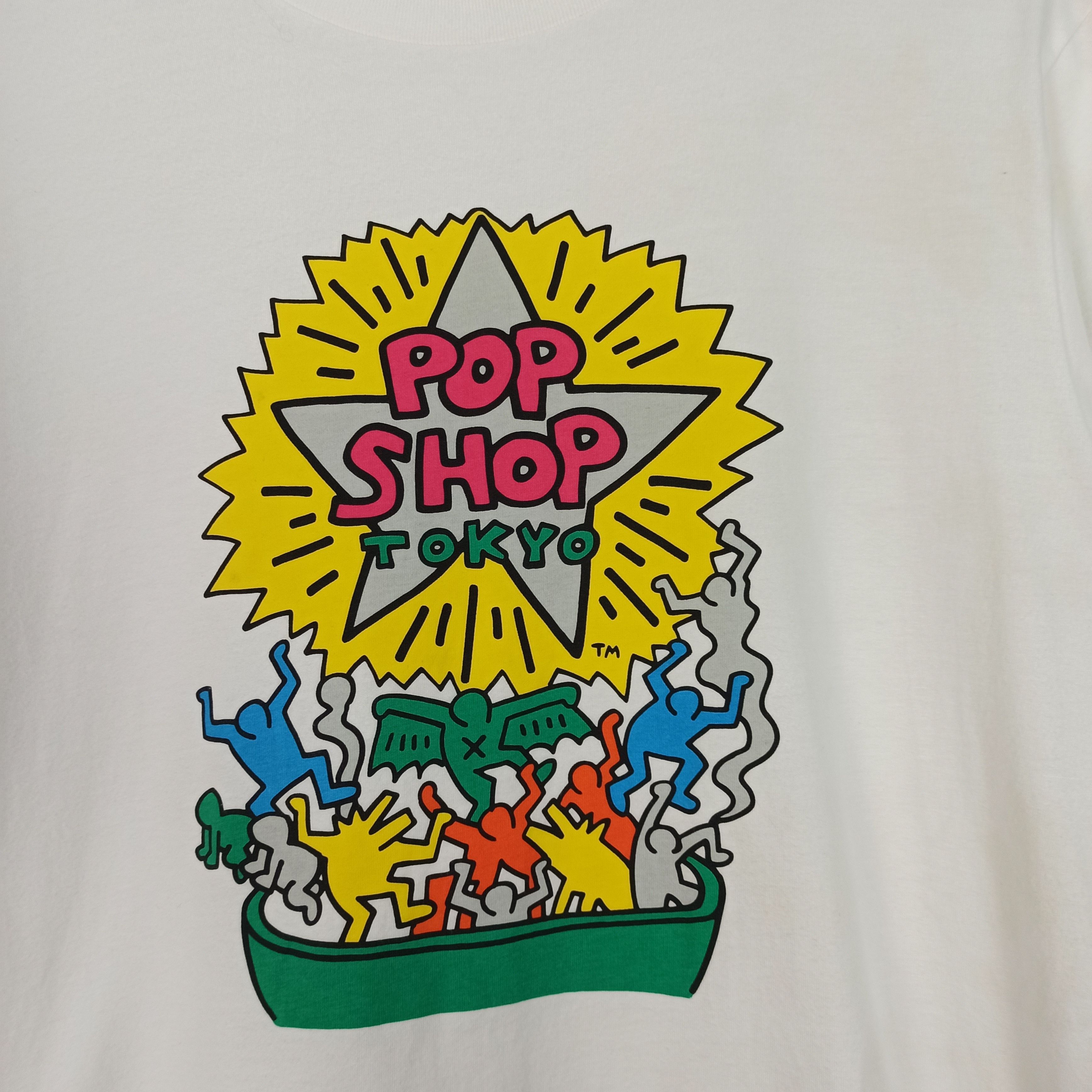 Japanese Brand Uniqlo Pop Shop Tokyo by Keith Haring Tshirt Size US L / EU 52-54 / 3 - 2 Thumbnail