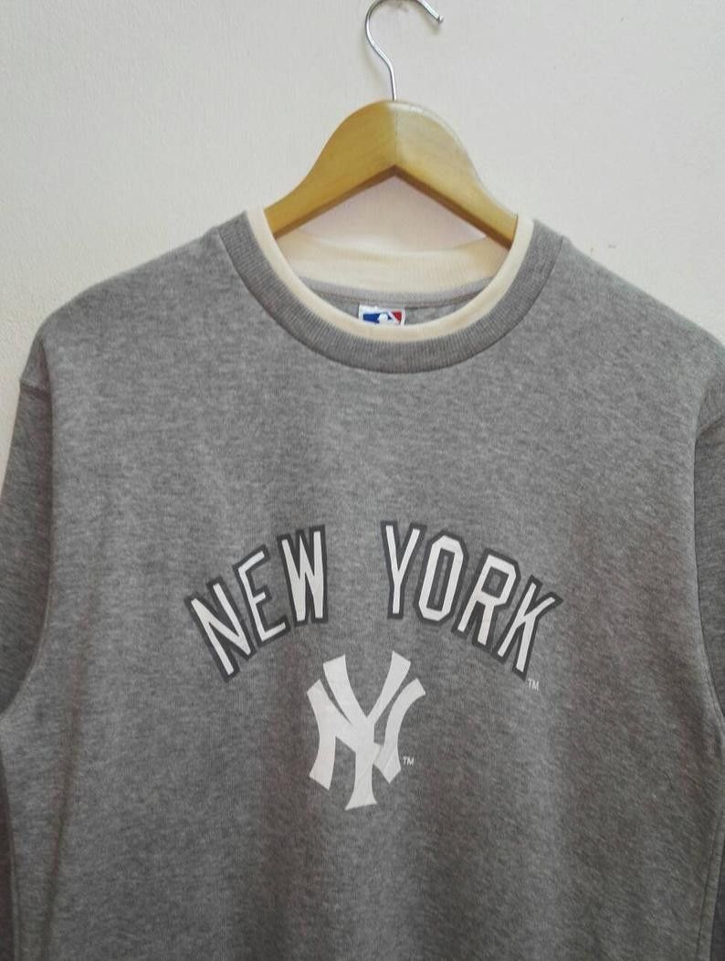 MLB 🔥Rare🔥 MLB New York Sweatshirt Relaxing Wear Big Logo (C8) Size US M / EU 48-50 / 2 - 2 Thumbnail