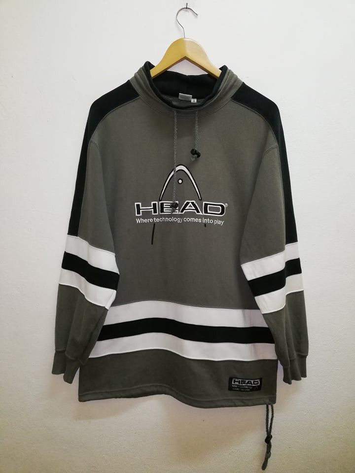 Japanese Brand 🔥Steals🔥 Head Sweatshirt Big Logo Good Condition (code 12) Size US M / EU 48-50 / 2 - 1 Thumbnail