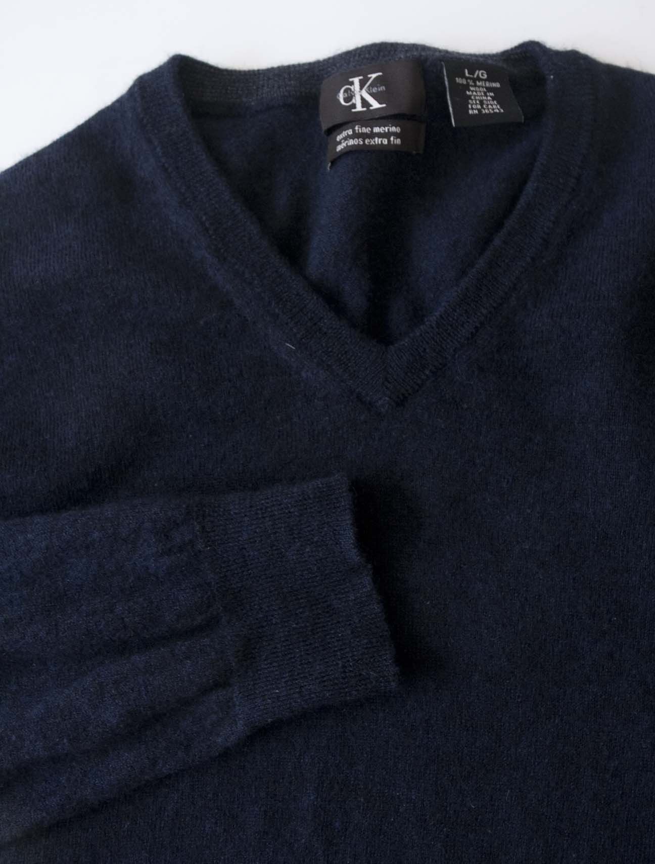 Calvin Klein Calvin Klein Sweater 100% Merino Wool Size L Size US L / EU 52-54 / 3 - 4 Thumbnail