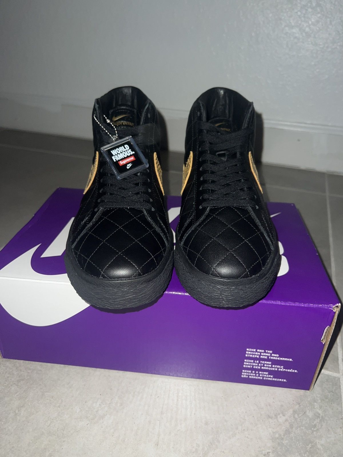 Nike × Supreme Nike SB Zoom Blazer Mid QS Size US 8.5 / EU 41-42 - 2 Thumbnail