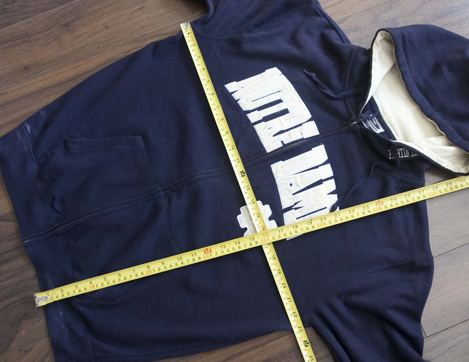 NCAA × Vintage Notre Dame Fighting Irish Hoodie Stadium Athletics Size M Size US M / EU 48-50 / 2 - 3 Thumbnail