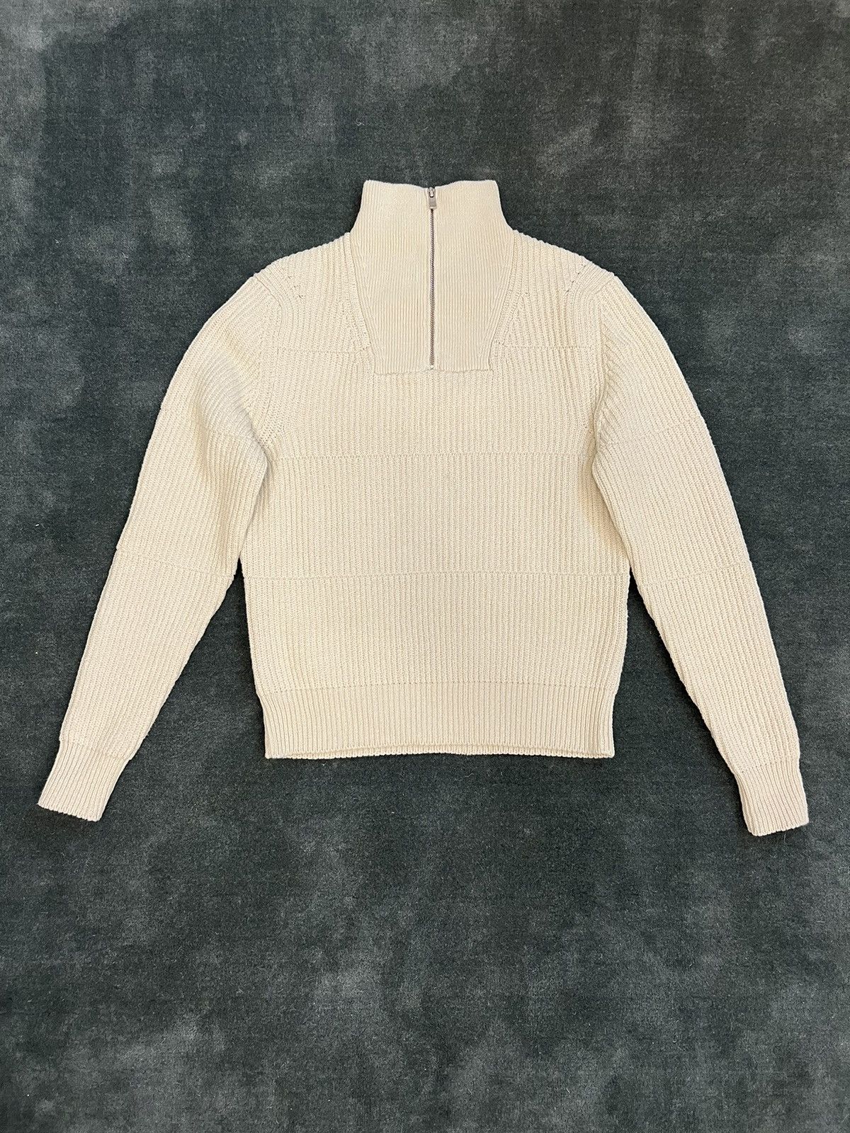 Jacquemus Jacquemus Ribbed Knit Half Zip Sweater Size US XS / EU 42 / 0 - 1 Thumbnail