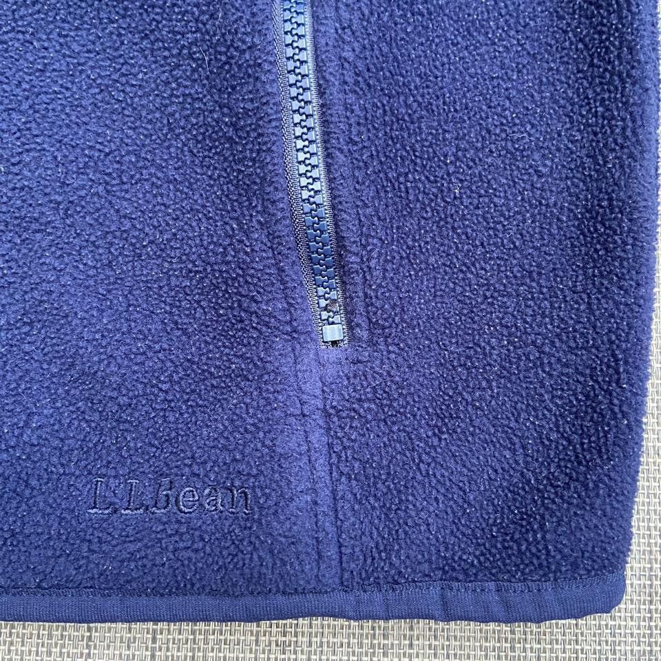 L.L. Bean Navy Blue L.L. Bean Fleece Jacket Size US XS / EU 42 / 0 - 2 Thumbnail