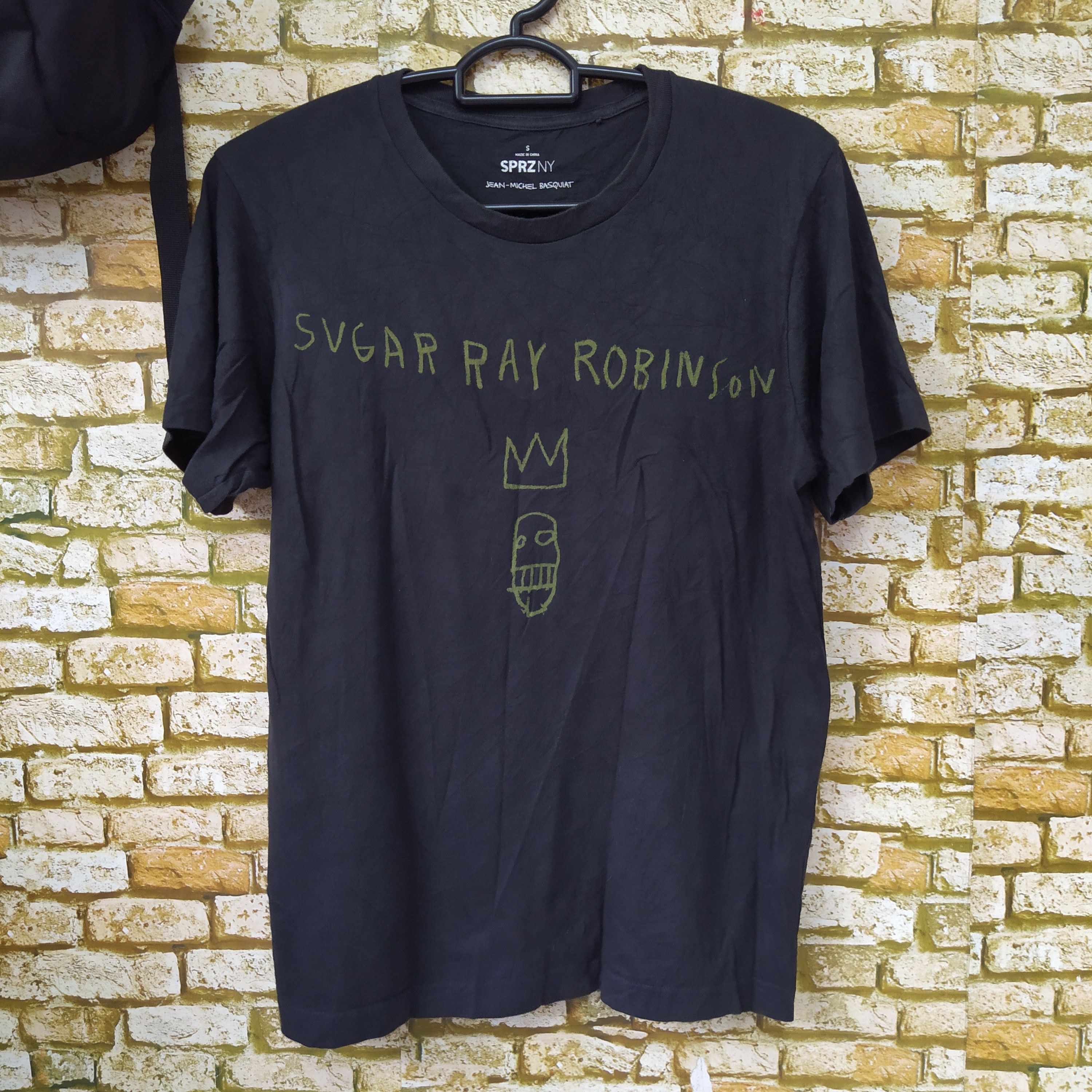 Jean-Michel Basquiat × Sugar JEAN MICHEL BASQUIAT x SUGAR RAY ROBINSON SHIRT (D441) Size US S / EU 44-46 / 1 - 1 Thumbnail