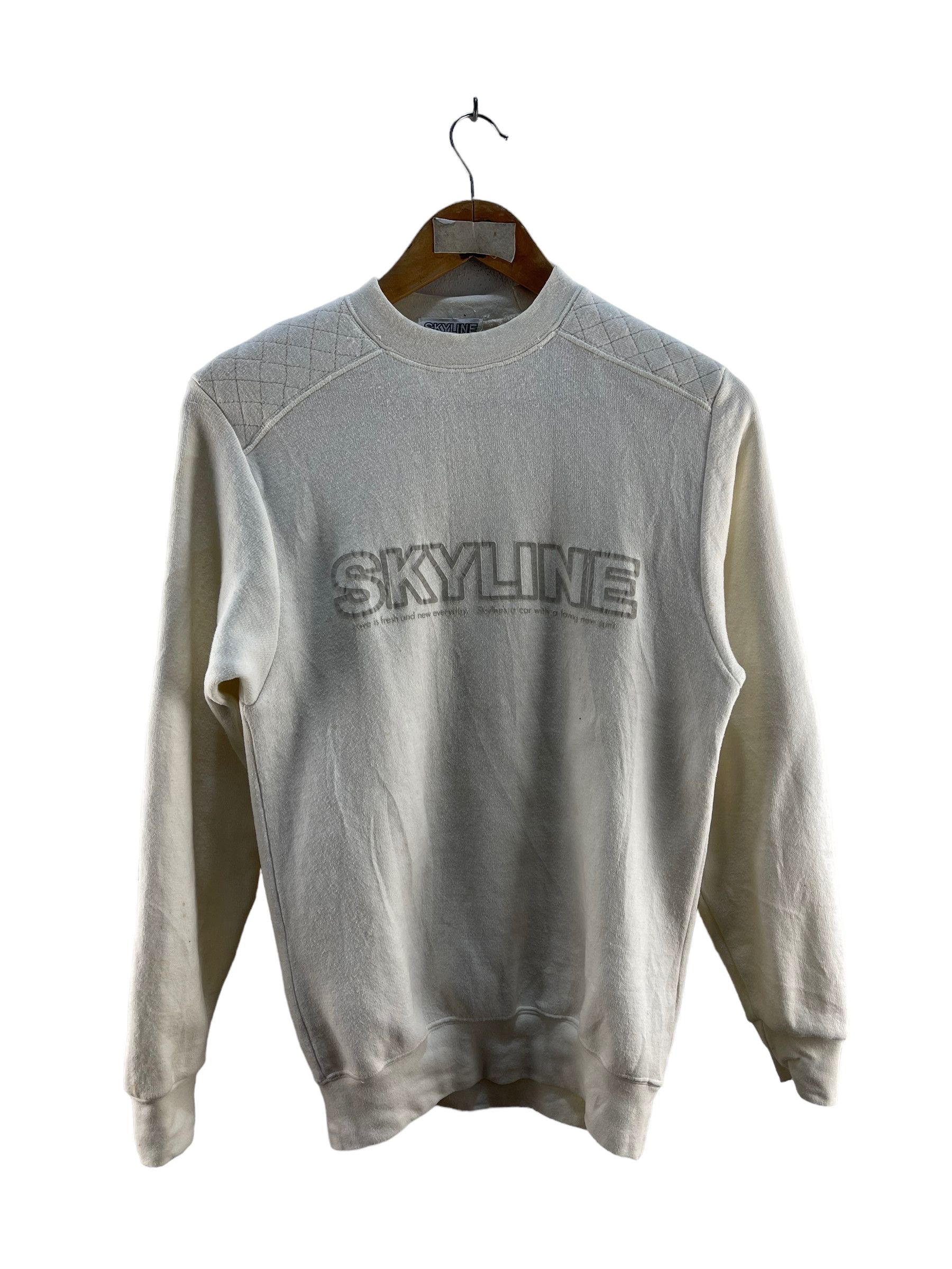 Japanese Brand Vintage Skyline Racing Spellout Crewneck Sweatshirt Size US S / EU 44-46 / 1 - 1 Thumbnail