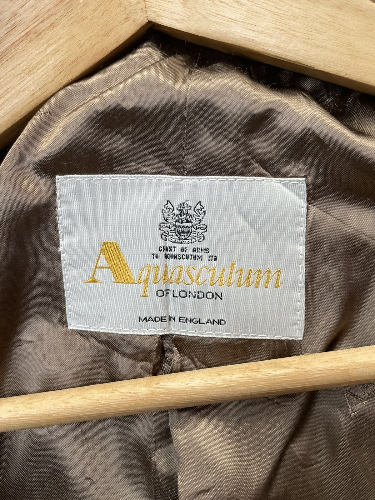 Aquascutum × Designer × Vintage Vintage Aquascutum Trench Jacket Size US XL / EU 56 / 4 - 7 Thumbnail