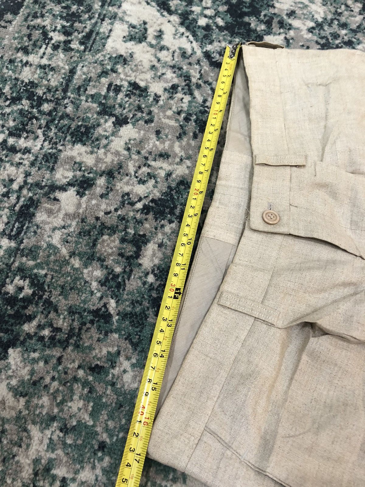 Issey Miyake Vintage 80’s Issey Miyake Men 100% Hemp Casual Pants Size US 34 / EU 50 - 10 Thumbnail