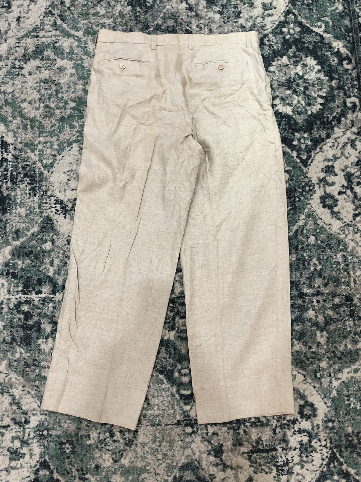 Issey Miyake Vintage 80’s Issey Miyake Men 100% Hemp Casual Pants Size US 34 / EU 50 - 18 Thumbnail
