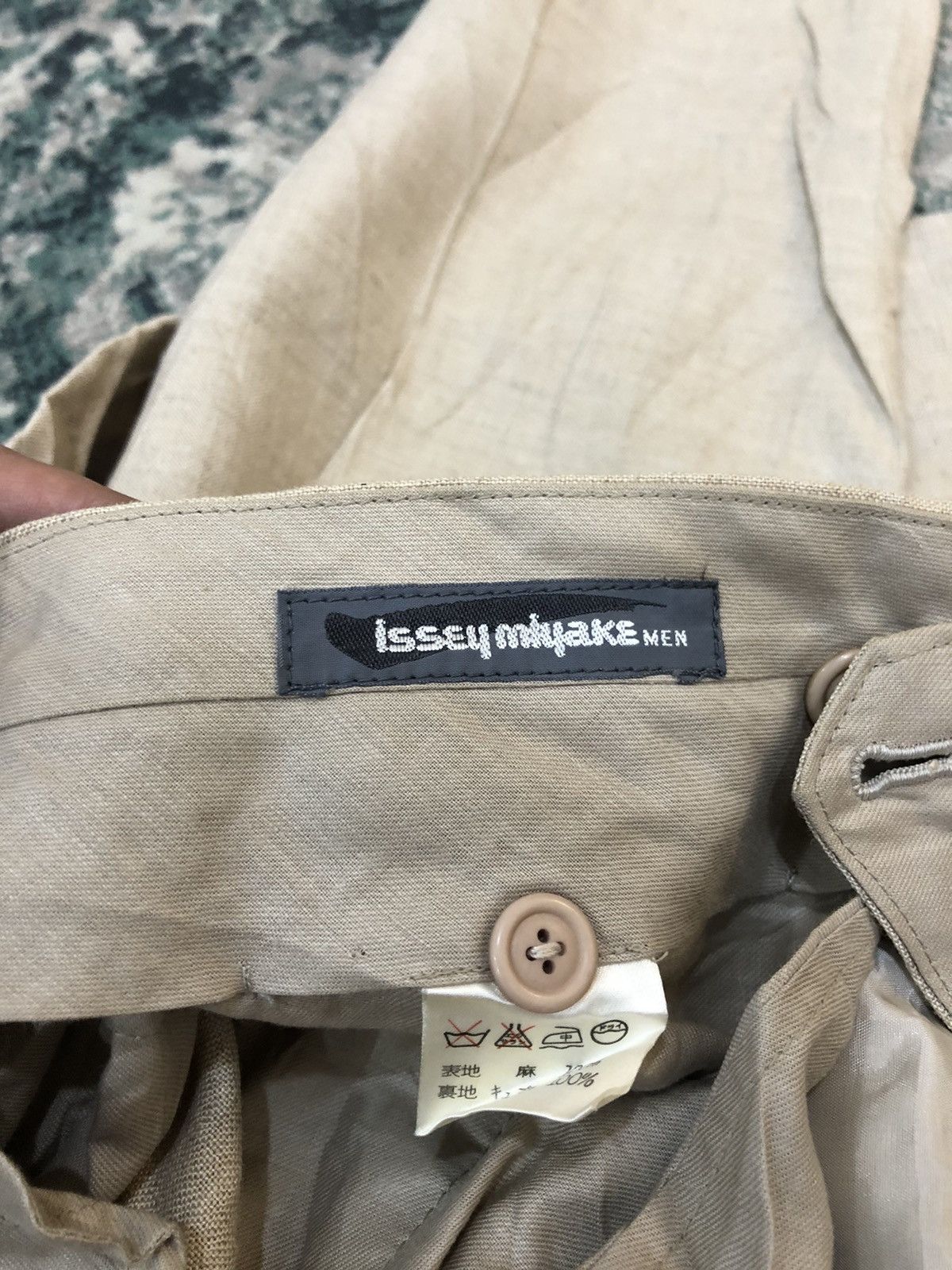 Issey Miyake Vintage 80’s Issey Miyake Men 100% Hemp Casual Pants Size US 34 / EU 50 - 14 Thumbnail
