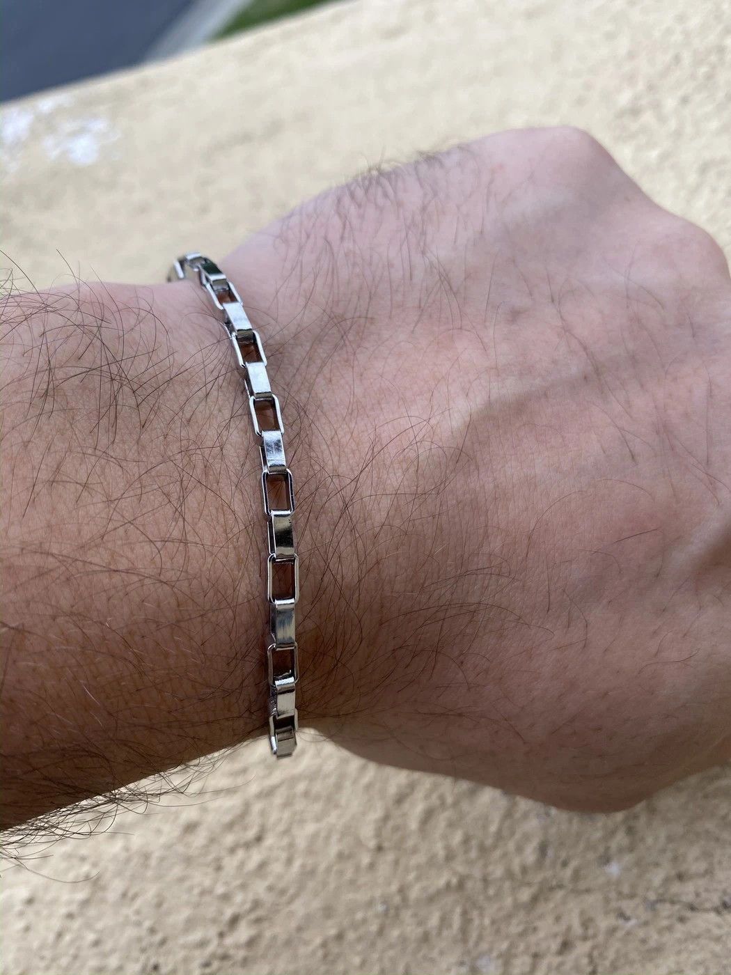 Other Silver Cuban Bracelet (PVD) Size ONE SIZE - 1 Thumbnail