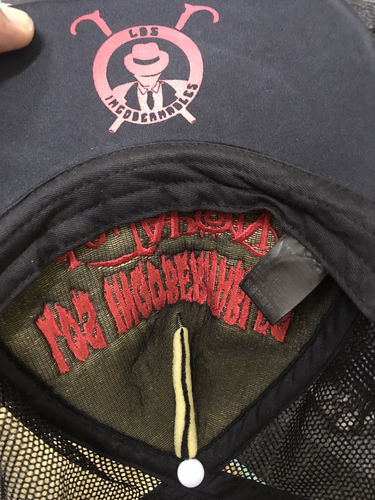 Vintage Vintage LOS INGOBERNABLES de JAPON Wrestling WWF Trucker Cap Size ONE SIZE - 9 Thumbnail